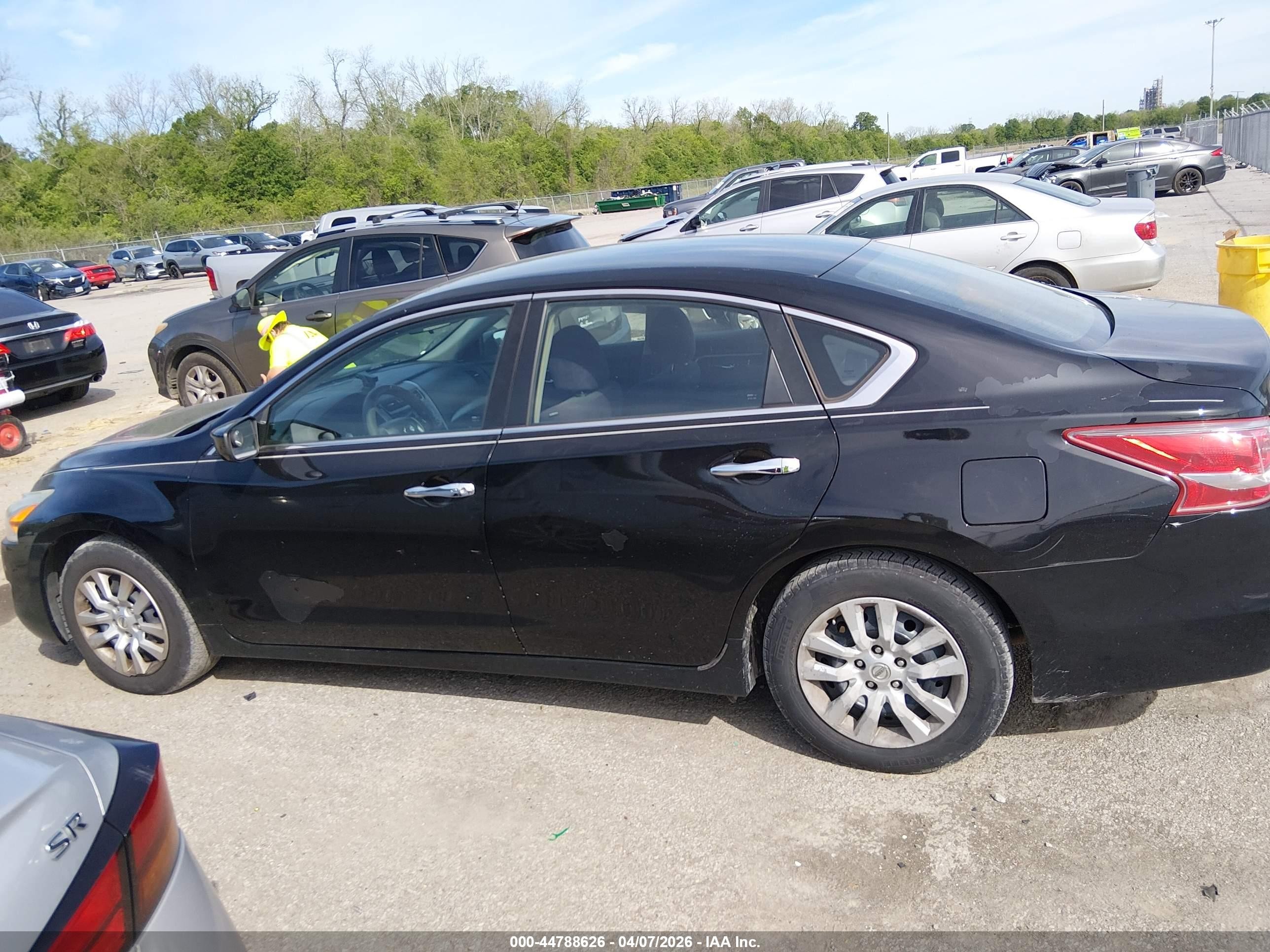 2013 Nissan Altima 2.5 S Black vin: 1N4AL3AP1DN516326
