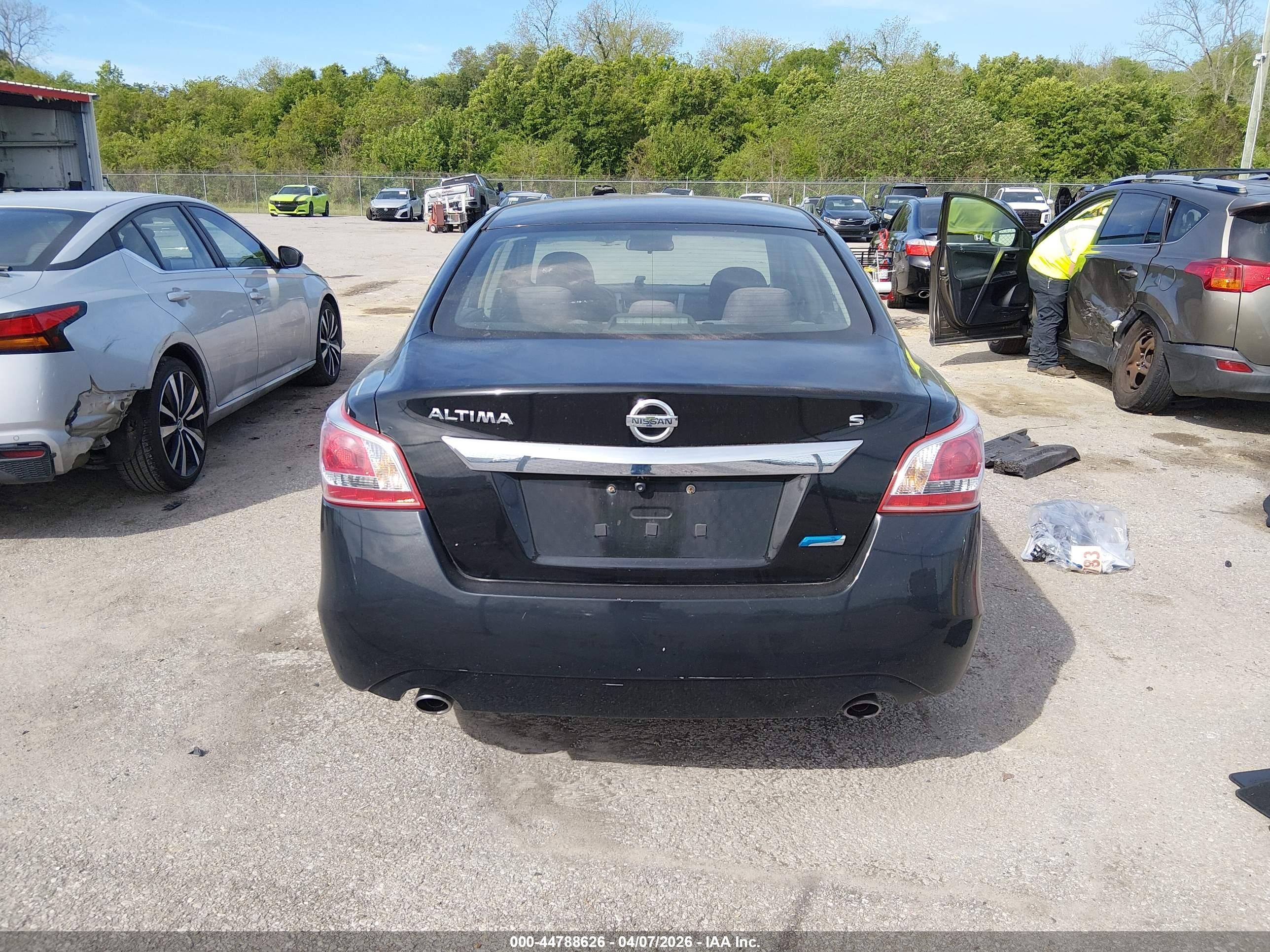 2013 Nissan Altima 2.5 S Black vin: 1N4AL3AP1DN516326