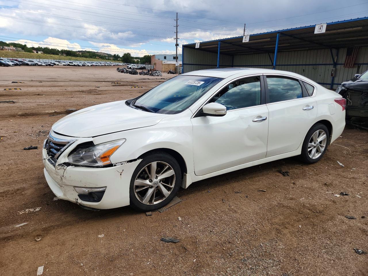 2013 Nissan Altima 2.5 White vin: 1N4AL3AP1DN523812