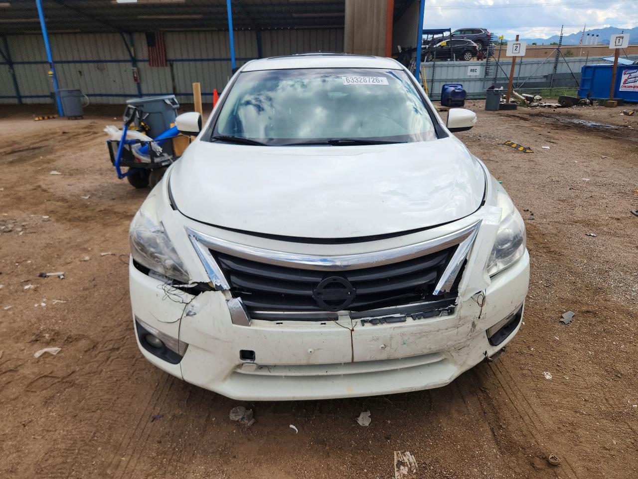 2013 Nissan Altima 2.5 White vin: 1N4AL3AP1DN523812