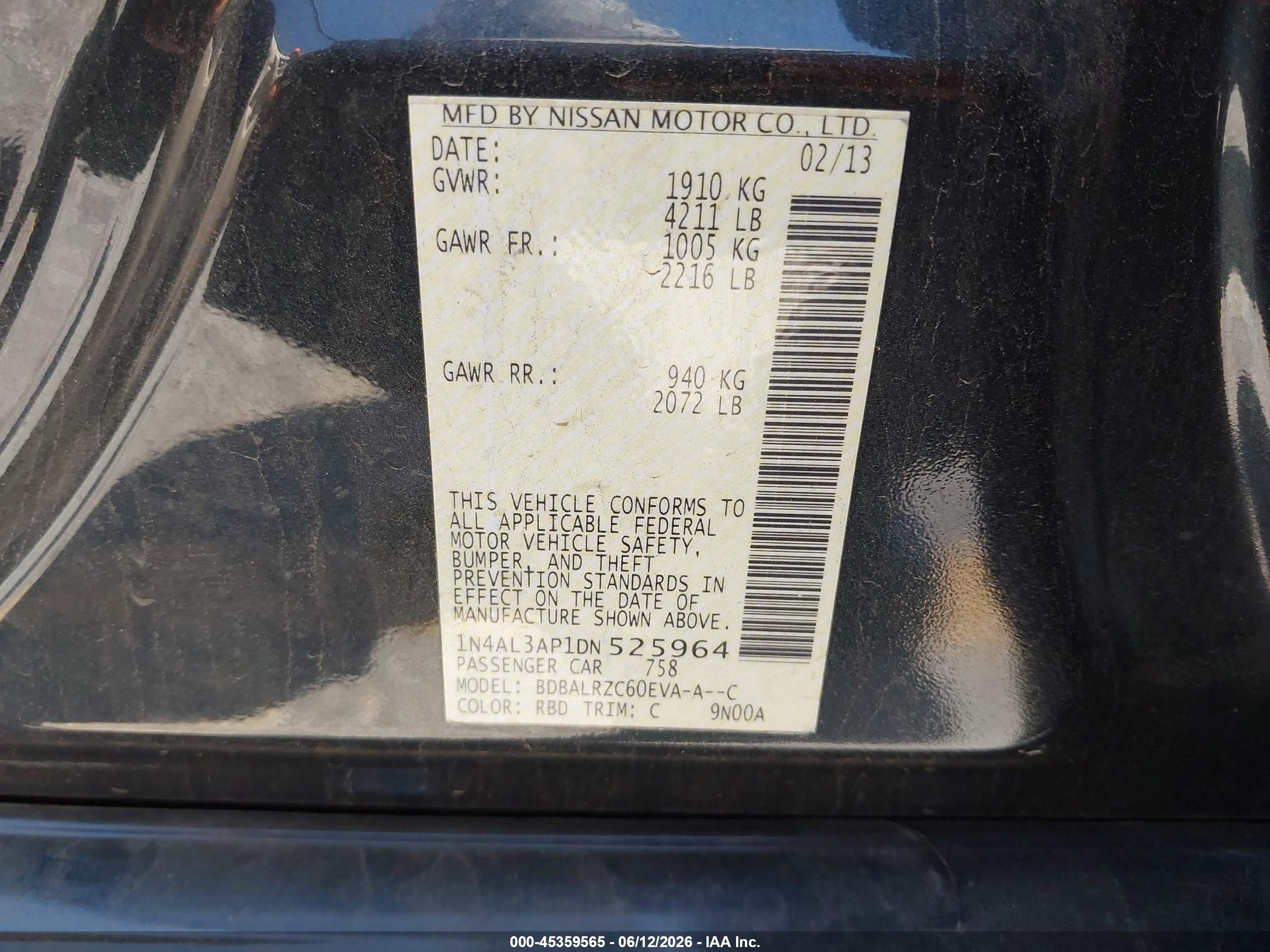 2013 Nissan Altima 2.5 S Gray vin: 1N4AL3AP1DN525964