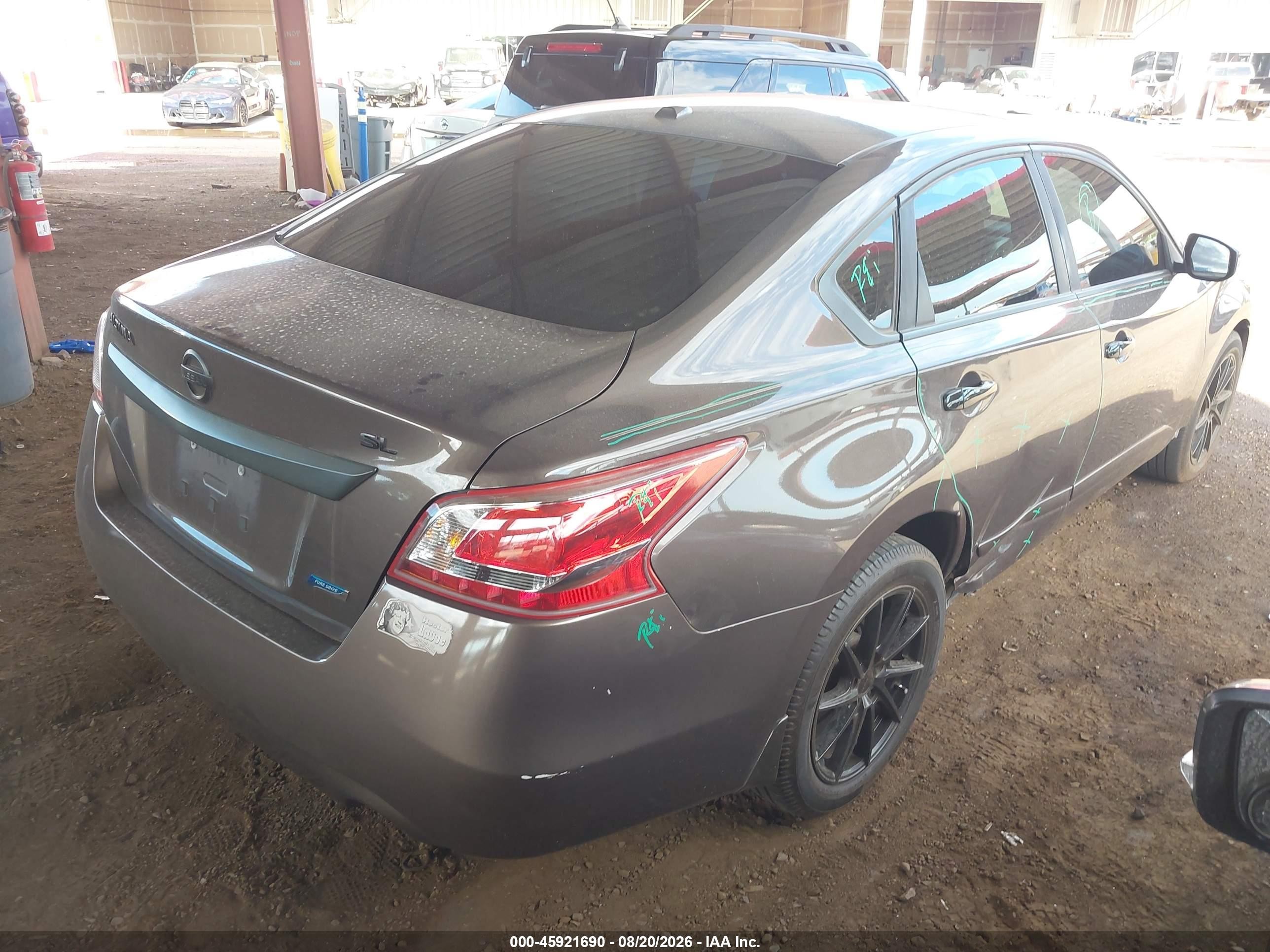 2013 Nissan Altima 2.5 Sl Brown vin: 1N4AL3AP1DN531358