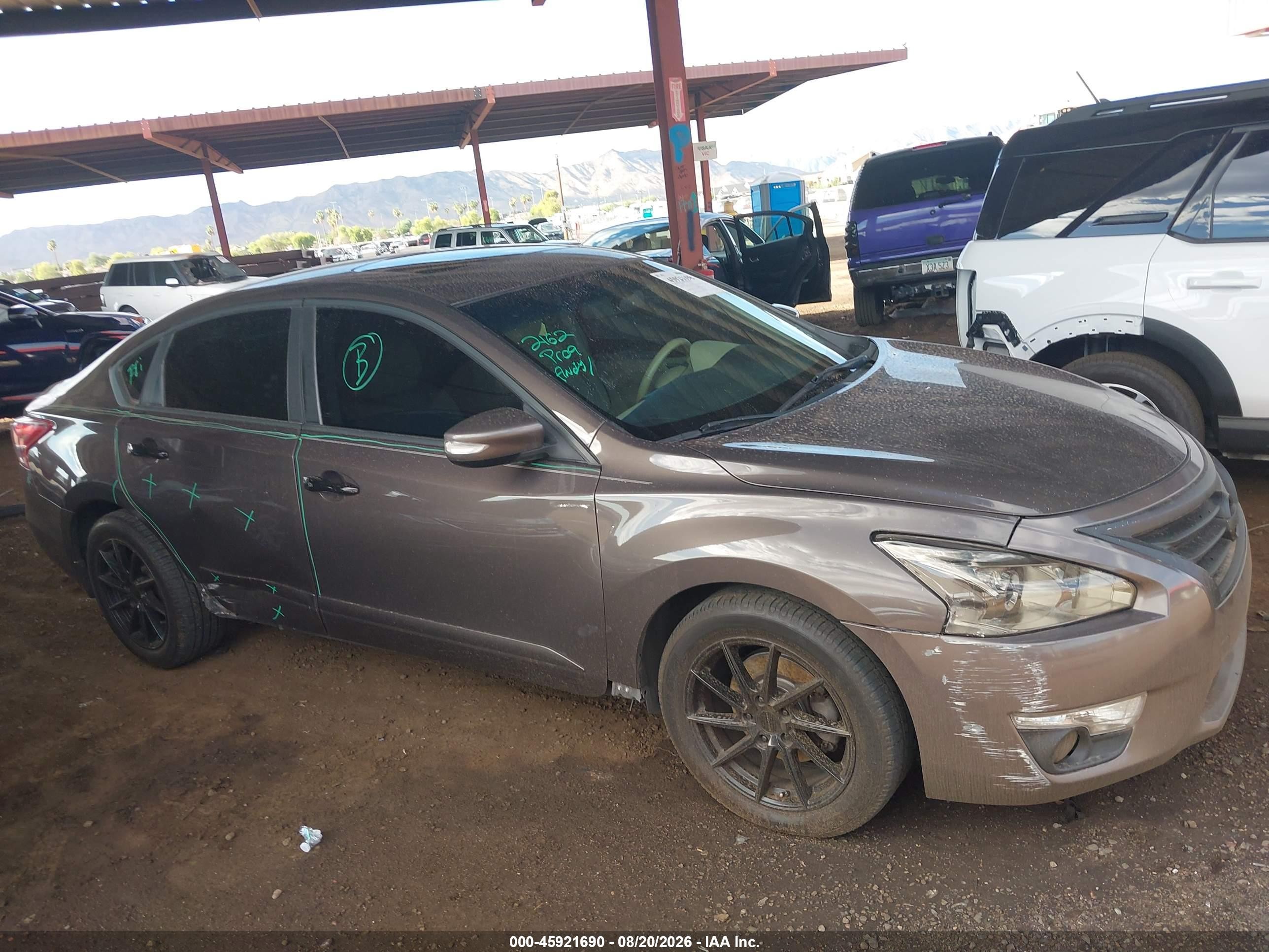 2013 Nissan Altima 2.5 Sl Brown vin: 1N4AL3AP1DN531358