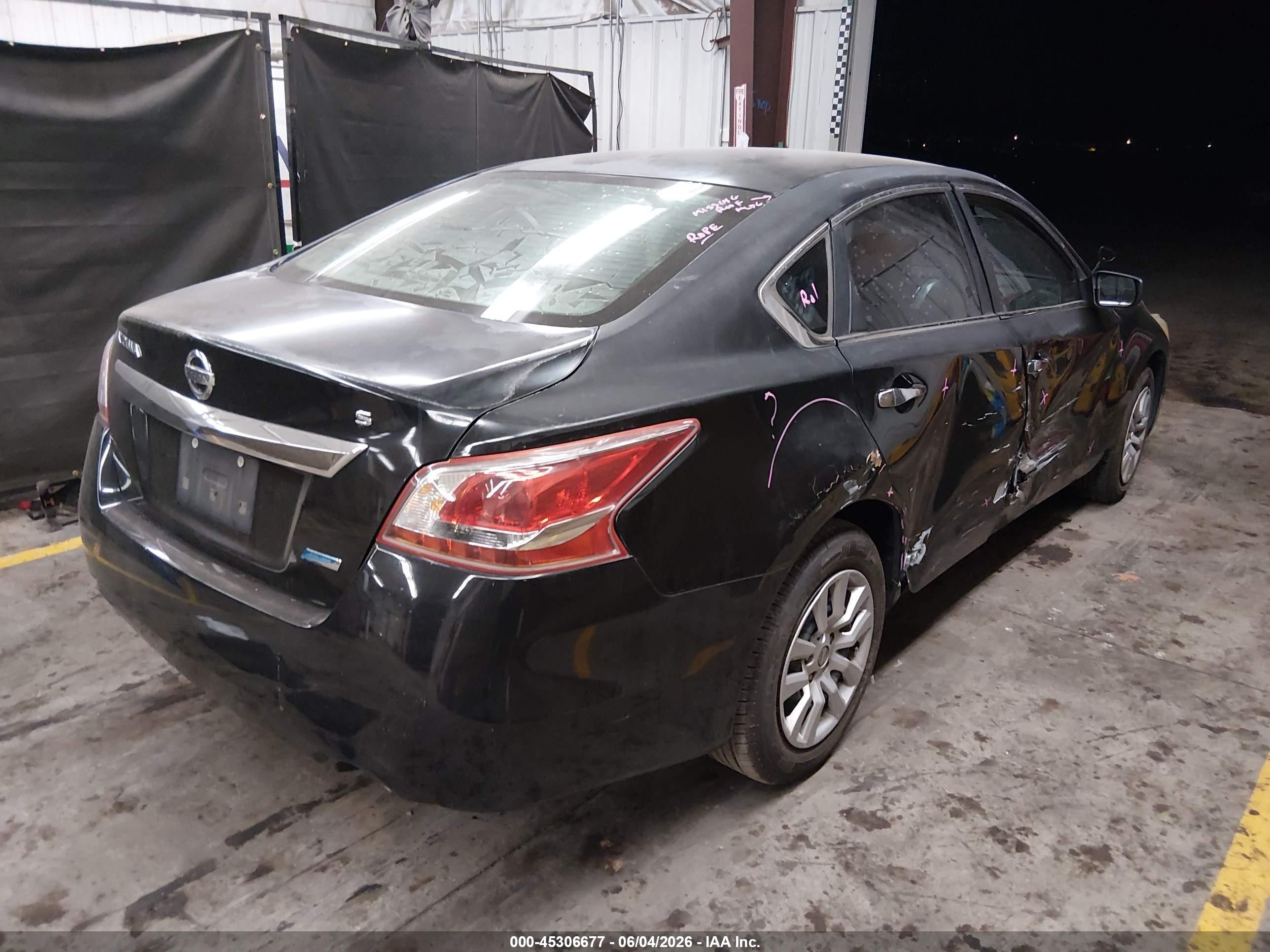 2013 Nissan Altima 2.5 S Black vin: 1N4AL3AP1DN532882