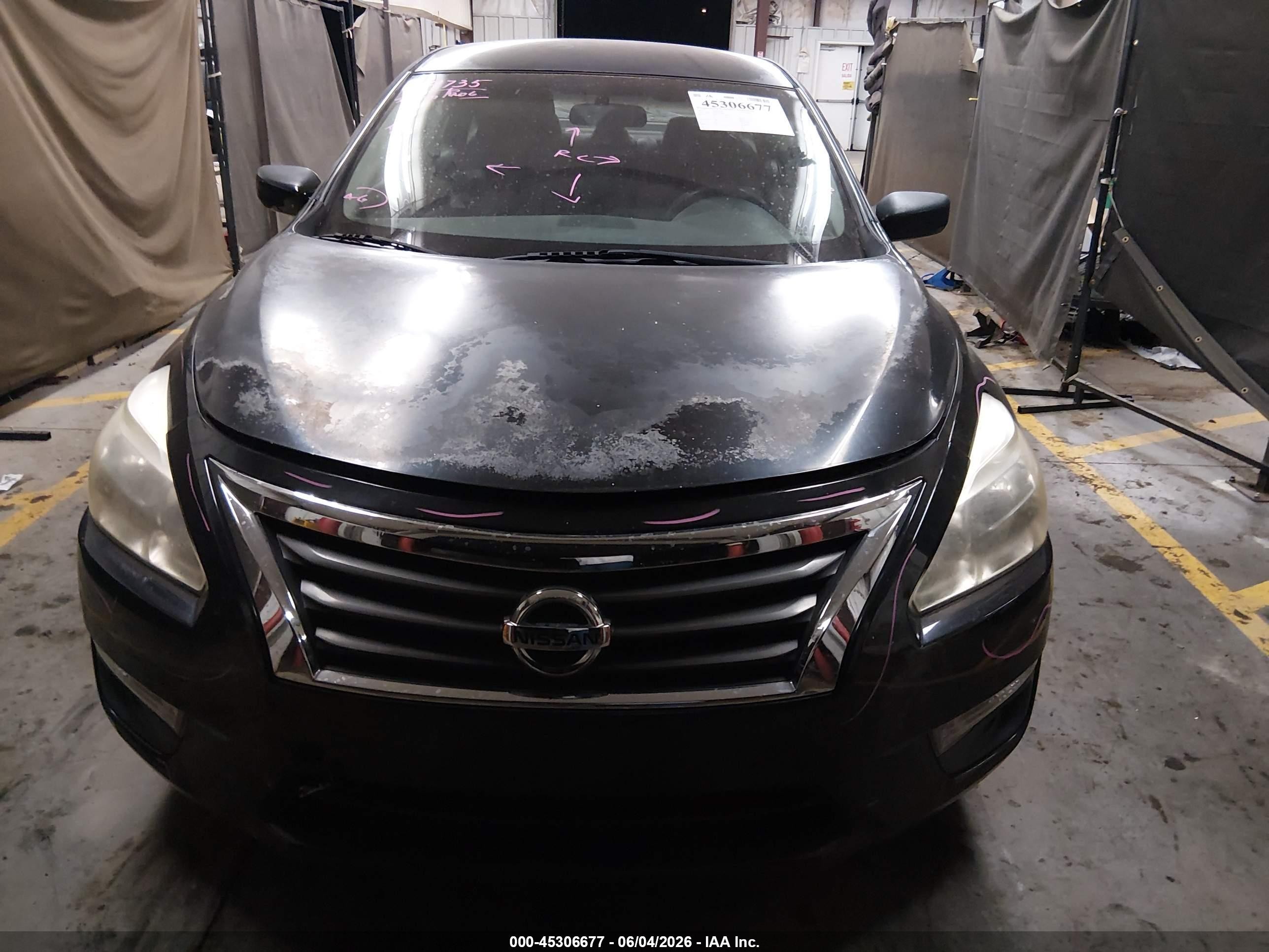 2013 Nissan Altima 2.5 S Black vin: 1N4AL3AP1DN532882