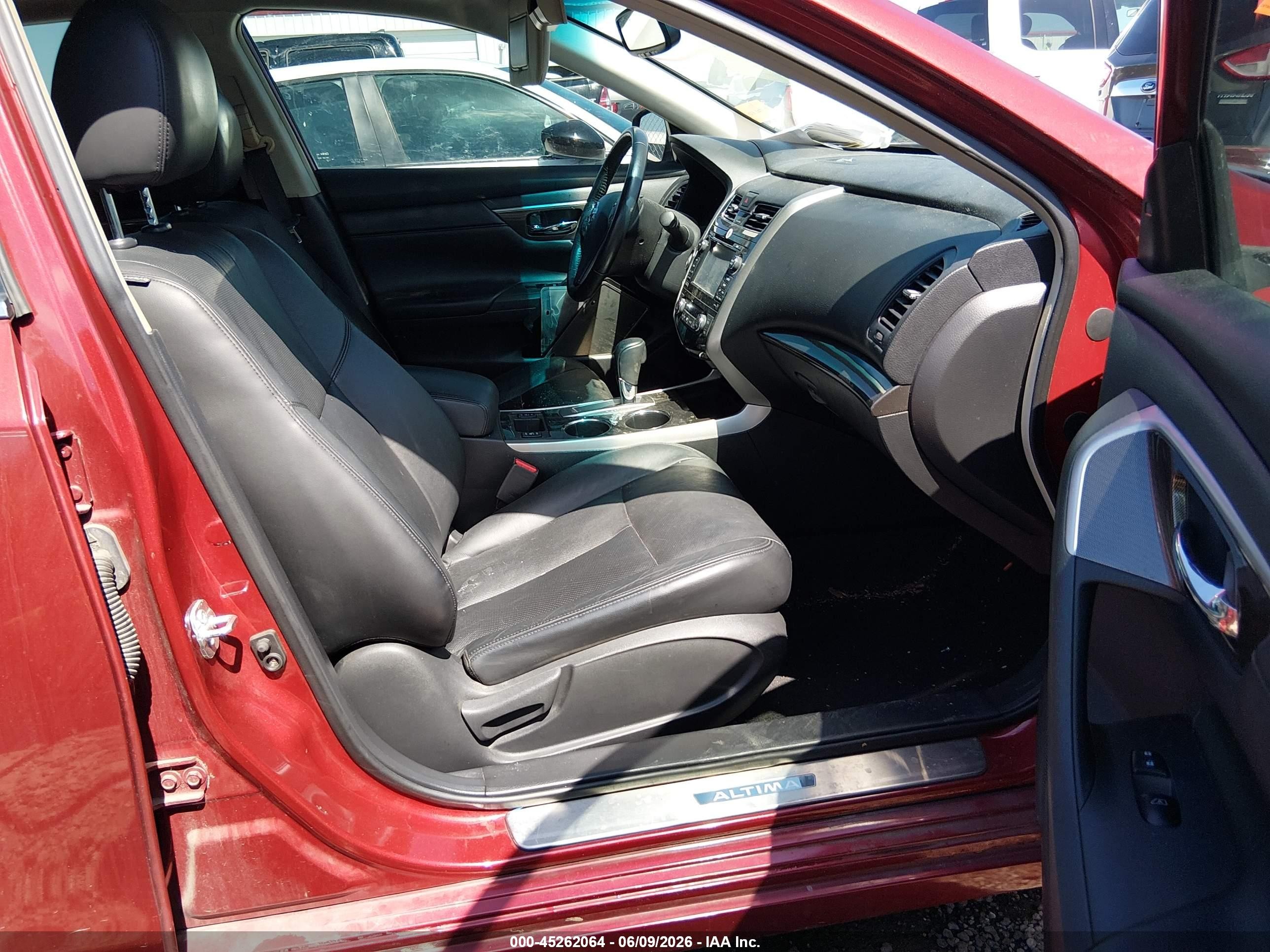 2013 Nissan Altima 2.5 Sl Red vin: 1N4AL3AP1DN538648