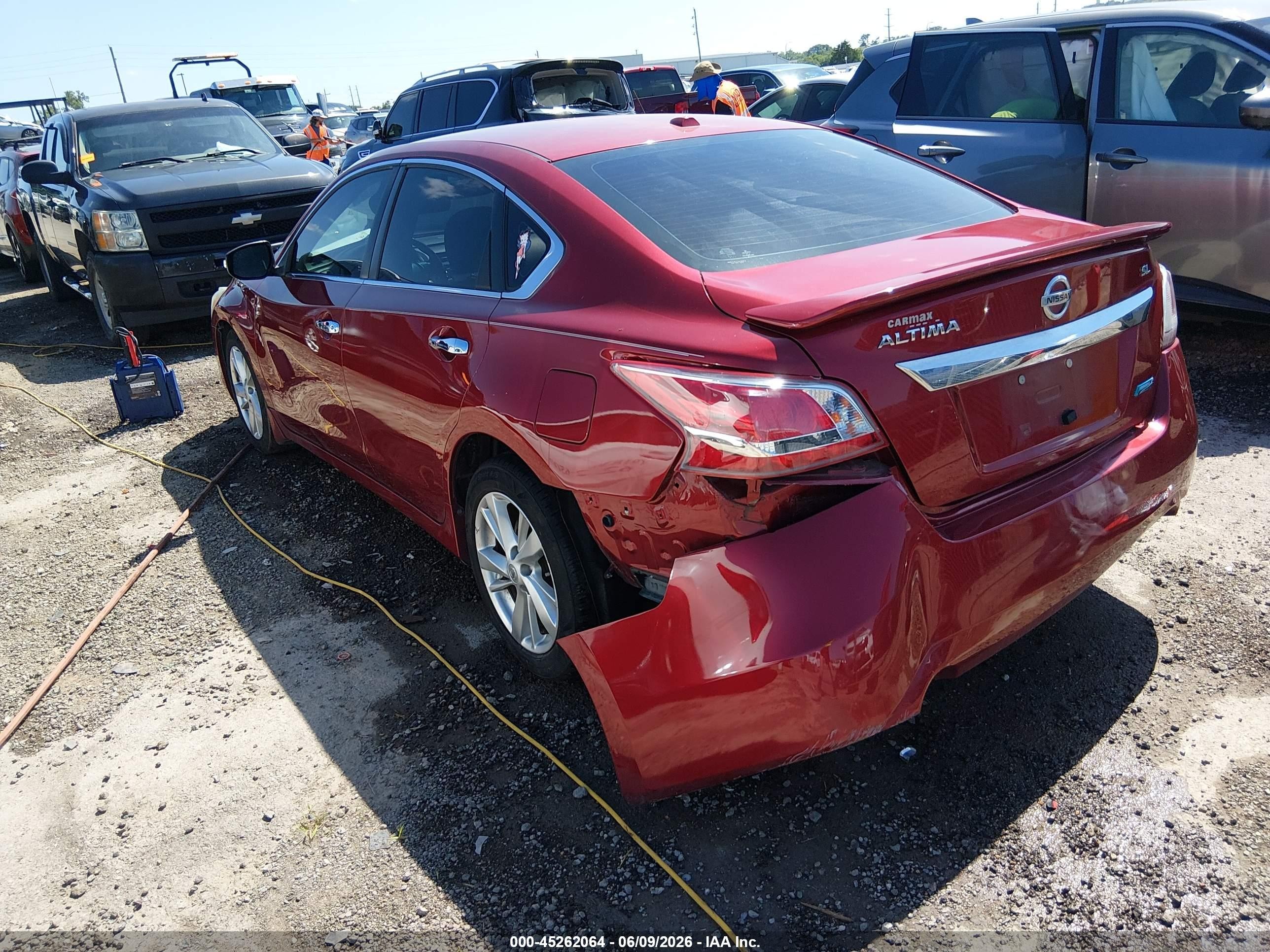 2013 Nissan Altima 2.5 Sl Red vin: 1N4AL3AP1DN538648