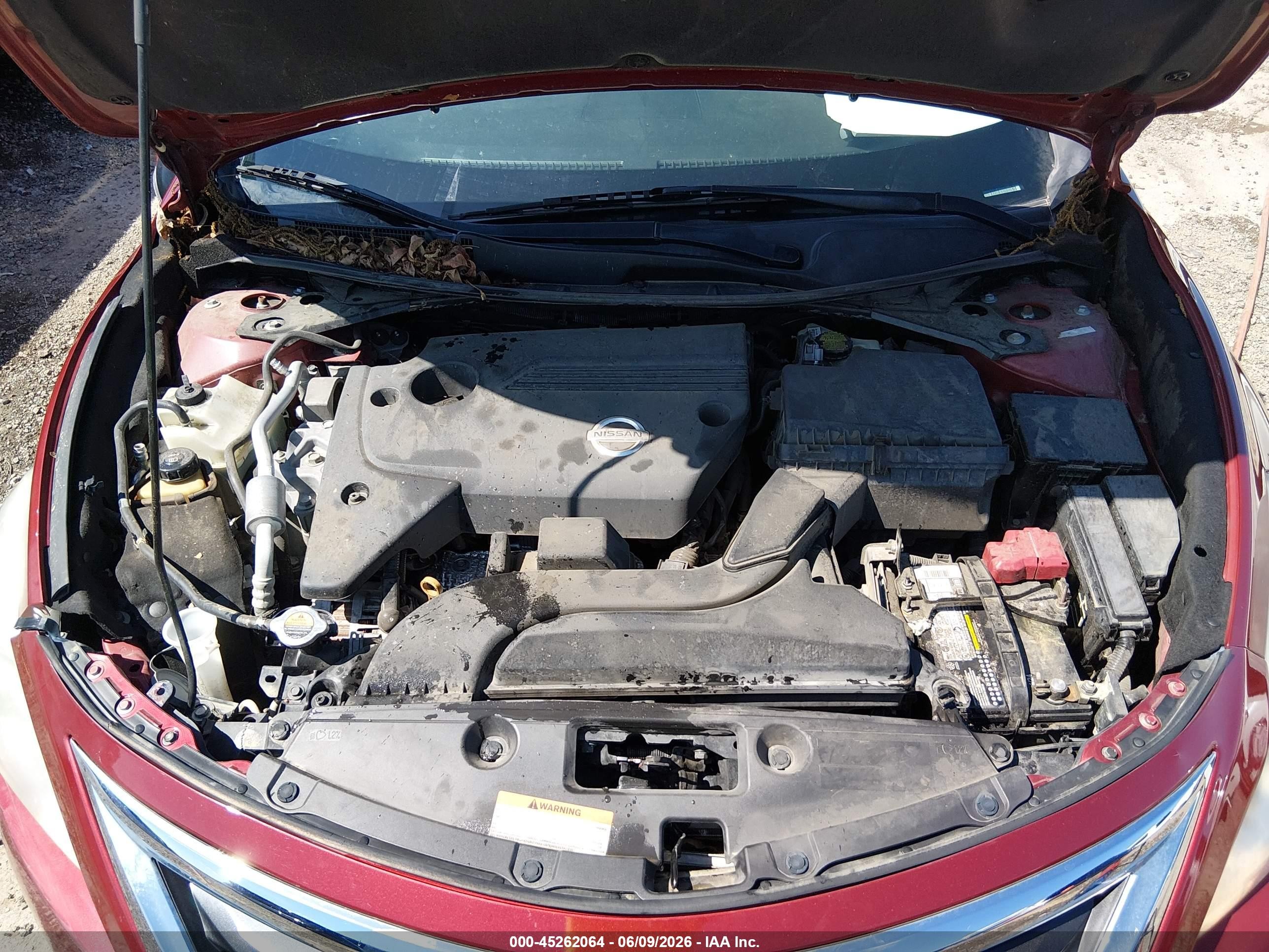 2013 Nissan Altima 2.5 Sl Red vin: 1N4AL3AP1DN538648