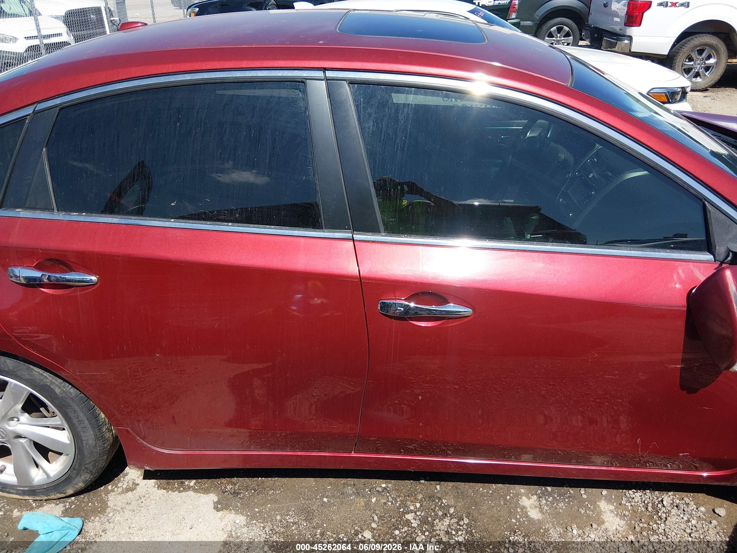 2013 Nissan Altima 2.5 Sl Red vin: 1N4AL3AP1DN538648