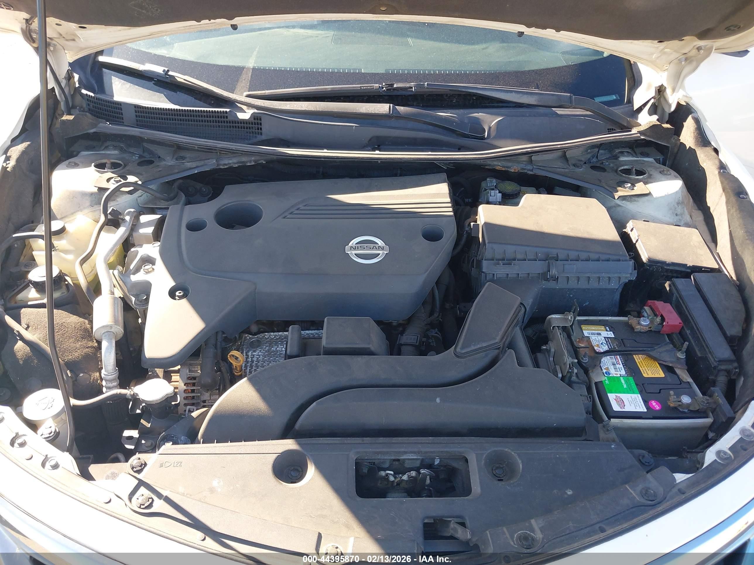 2013 Nissan Altima 2.5 S White vin: 1N4AL3AP1DN550928