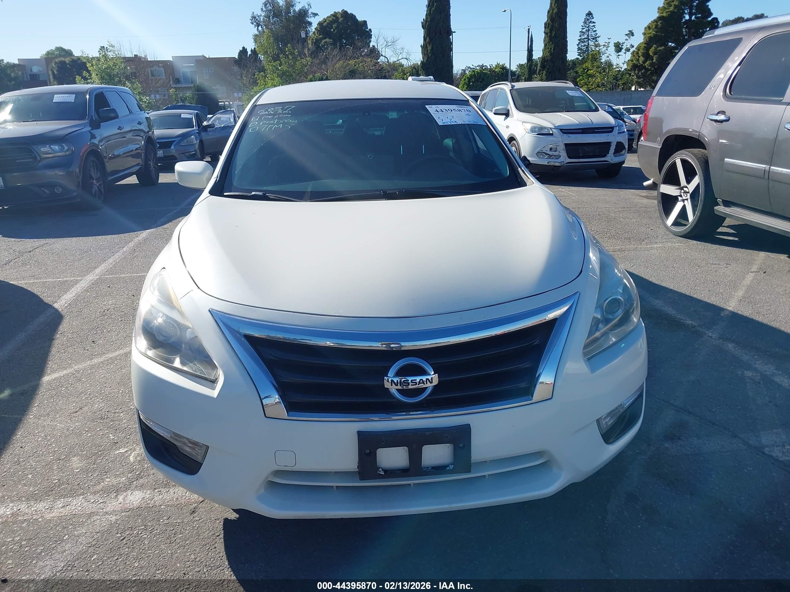 2013 Nissan Altima 2.5 S White vin: 1N4AL3AP1DN550928