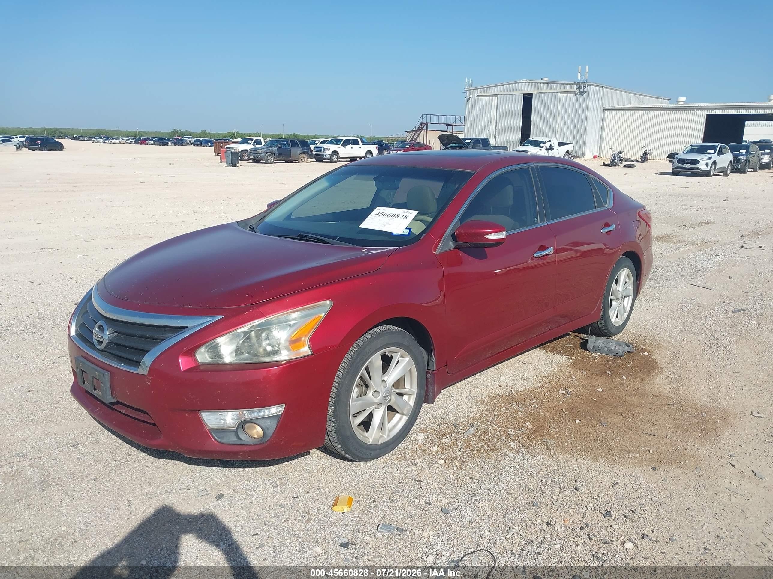 2013 Nissan Altima 2.5 Sv Burgundy vin: 1N4AL3AP1DN551299
