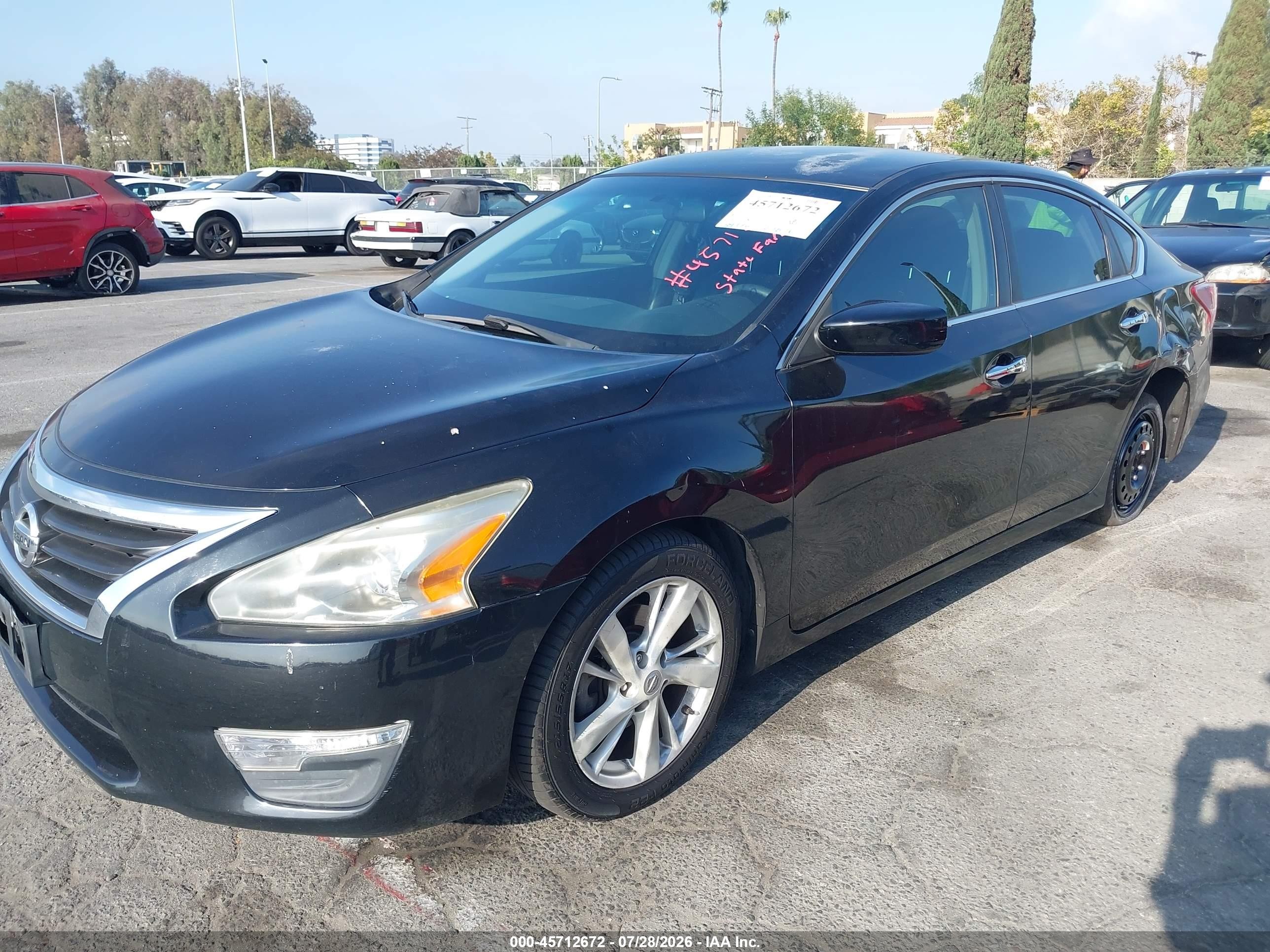2013 Nissan Altima 2.5 Sv Black vin: 1N4AL3AP1DN552825