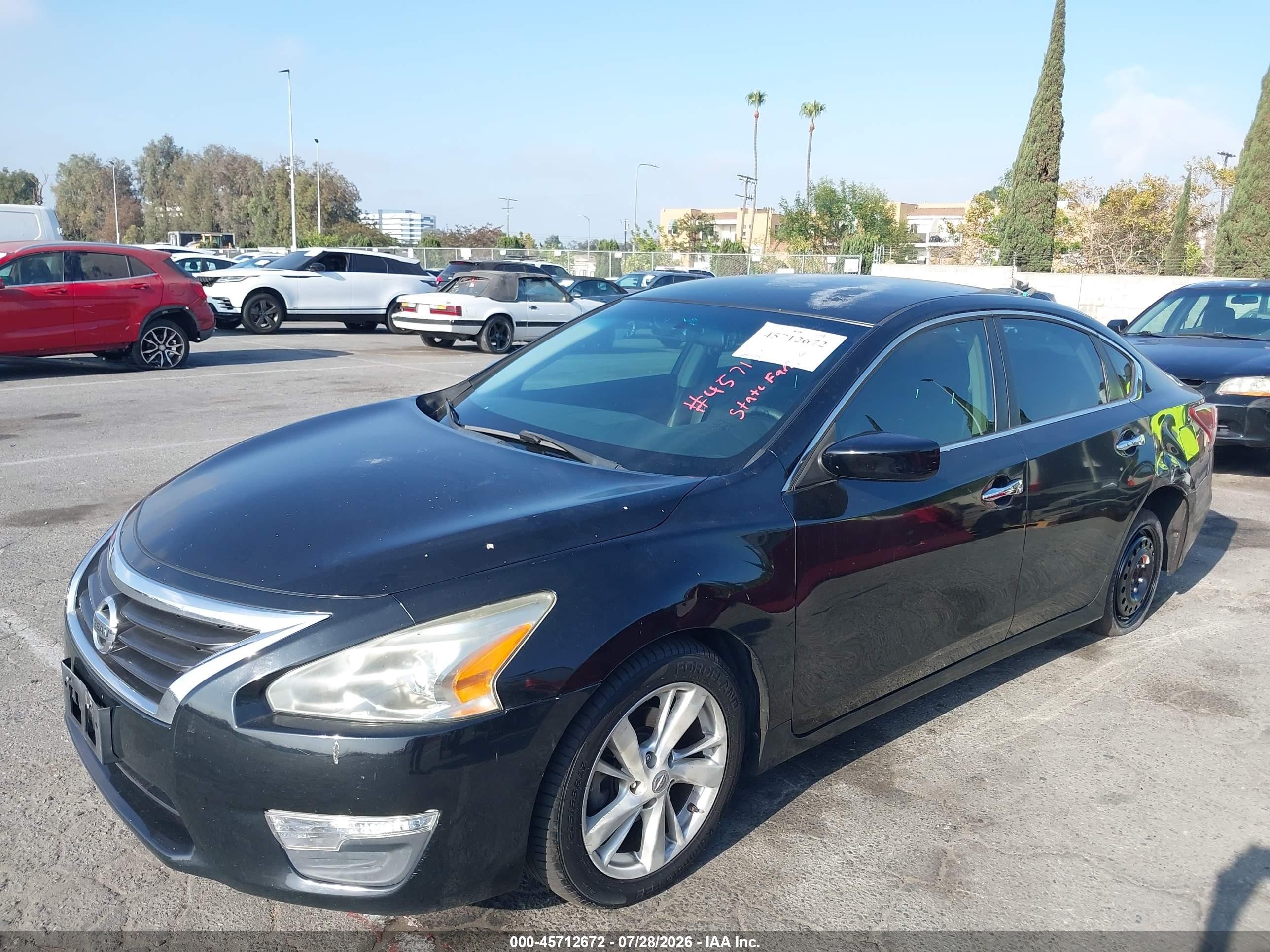 2013 Nissan Altima 2.5 Sv Black vin: 1N4AL3AP1DN552825