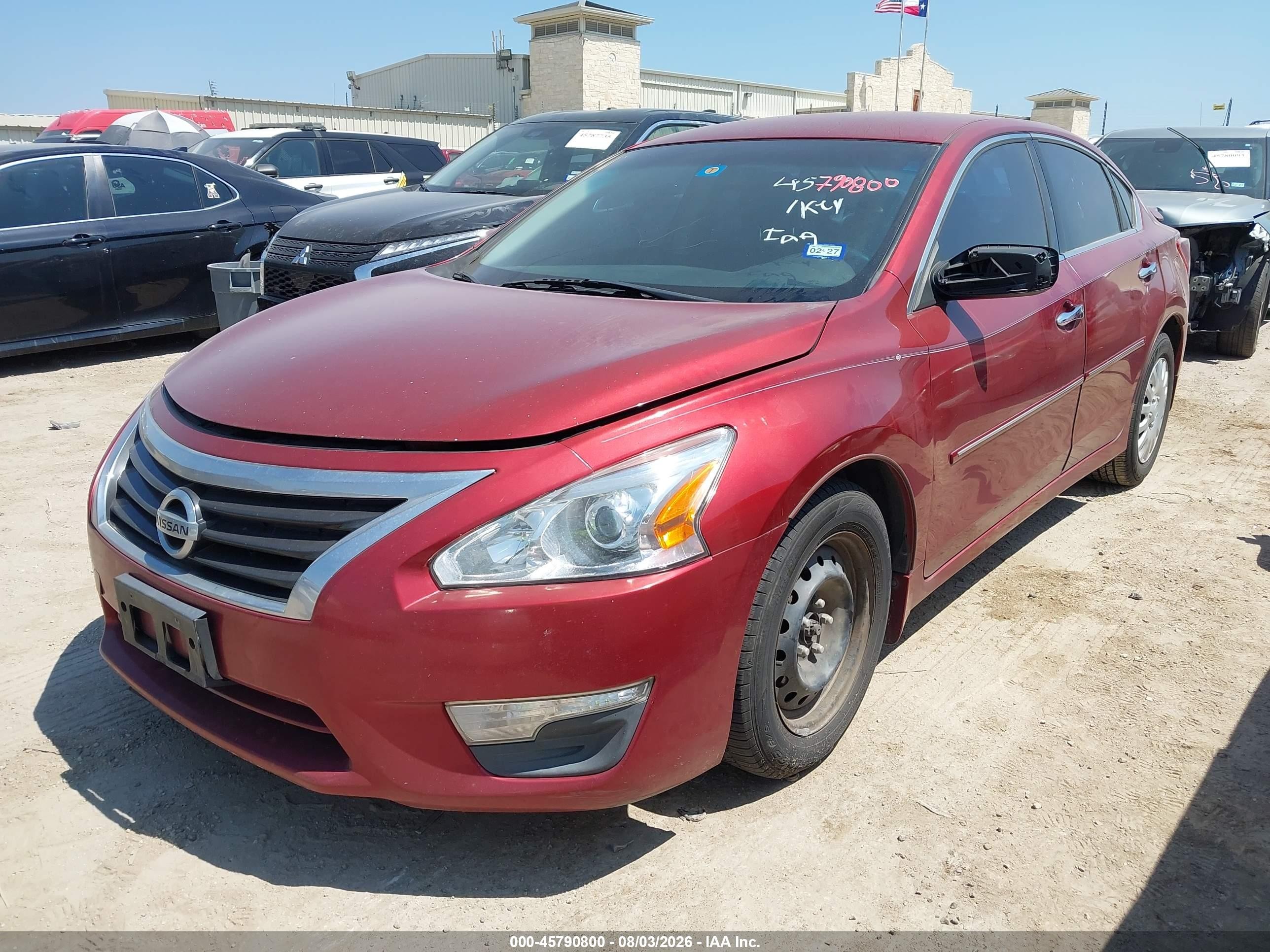 2013 Nissan Altima 2.5 S Maroon vin: 1N4AL3AP1DN556468