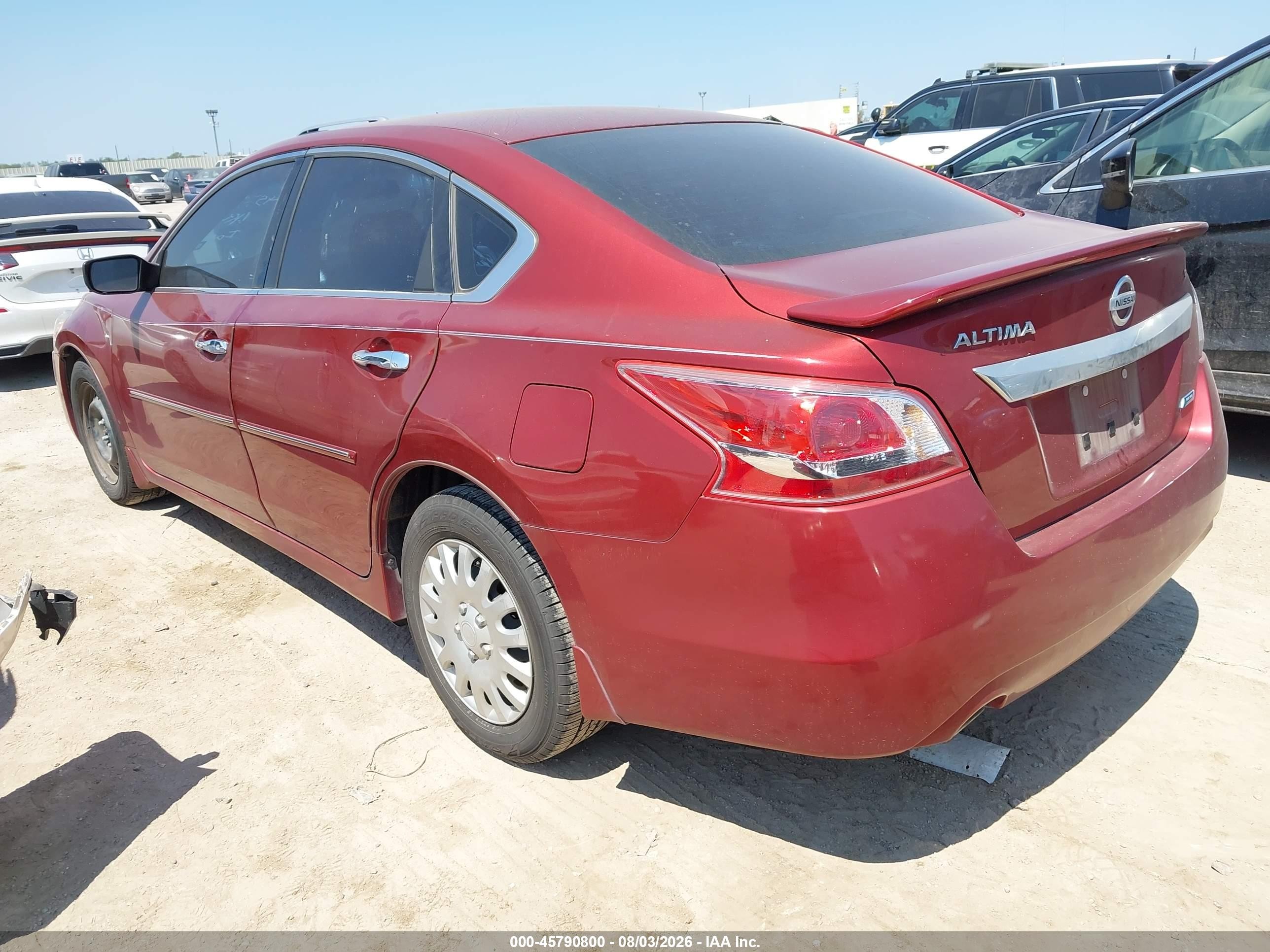 2013 Nissan Altima 2.5 S Maroon vin: 1N4AL3AP1DN556468