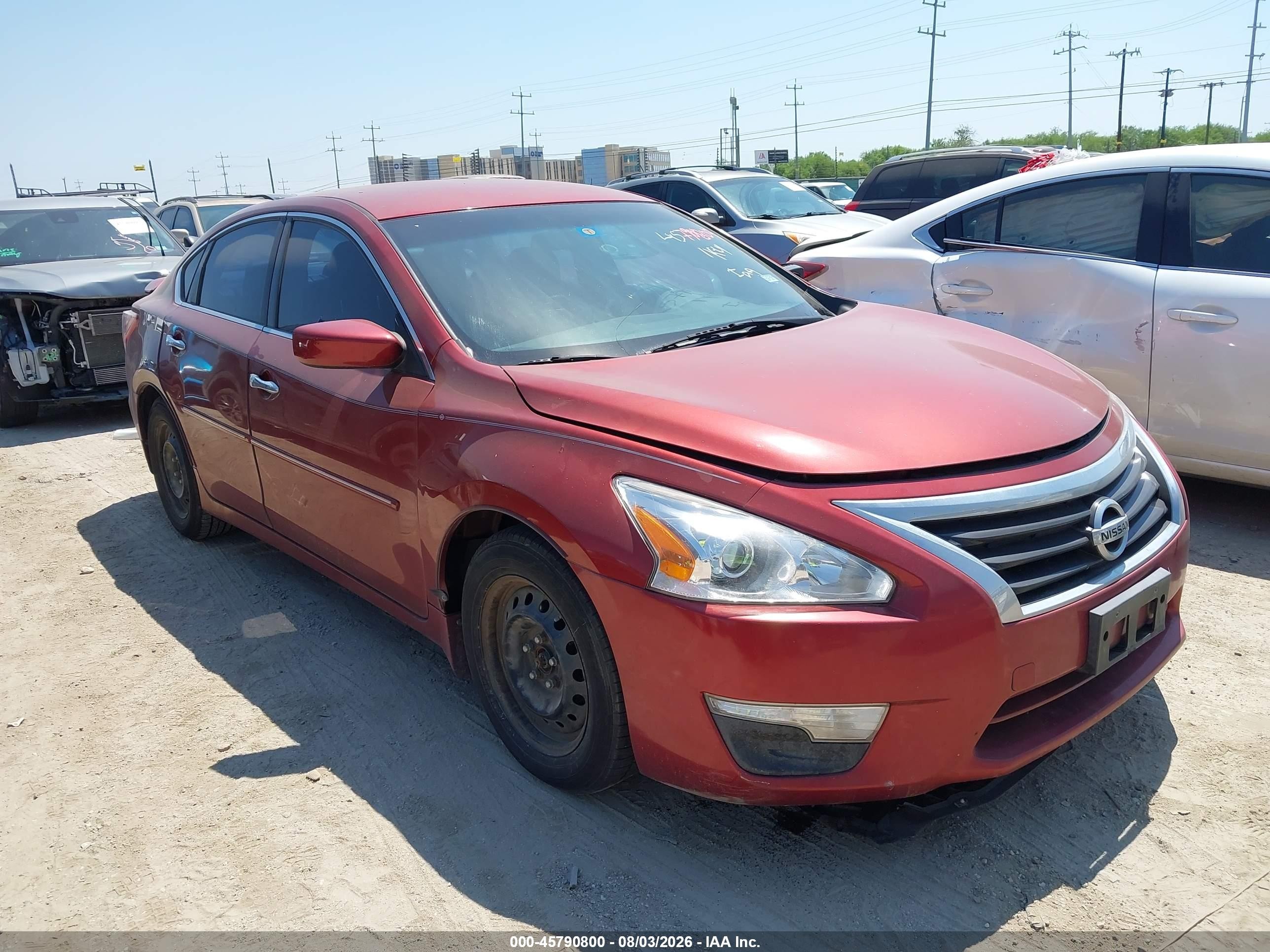 2013 Nissan Altima 2.5 S Maroon vin: 1N4AL3AP1DN556468