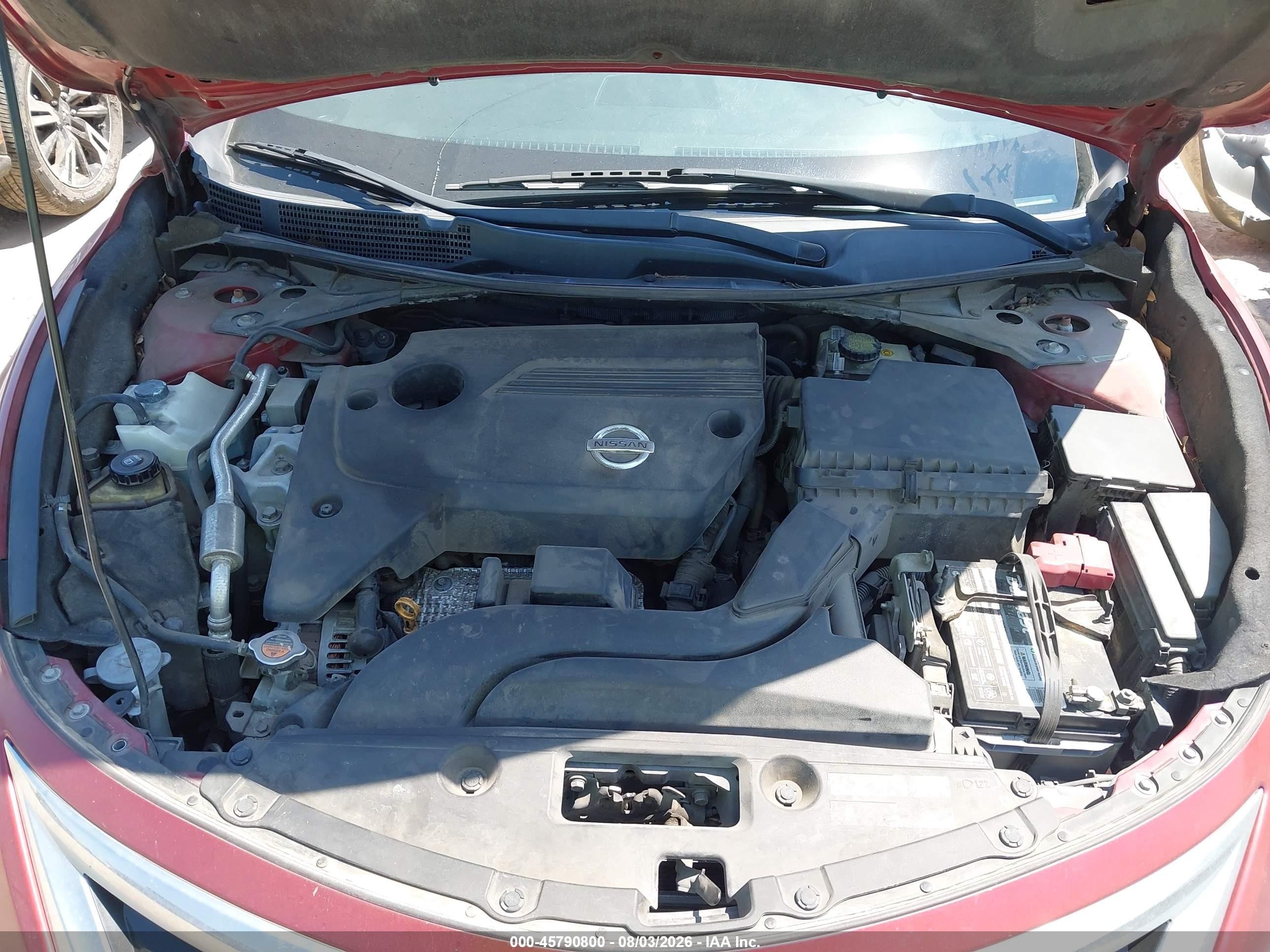2013 Nissan Altima 2.5 S Maroon vin: 1N4AL3AP1DN556468