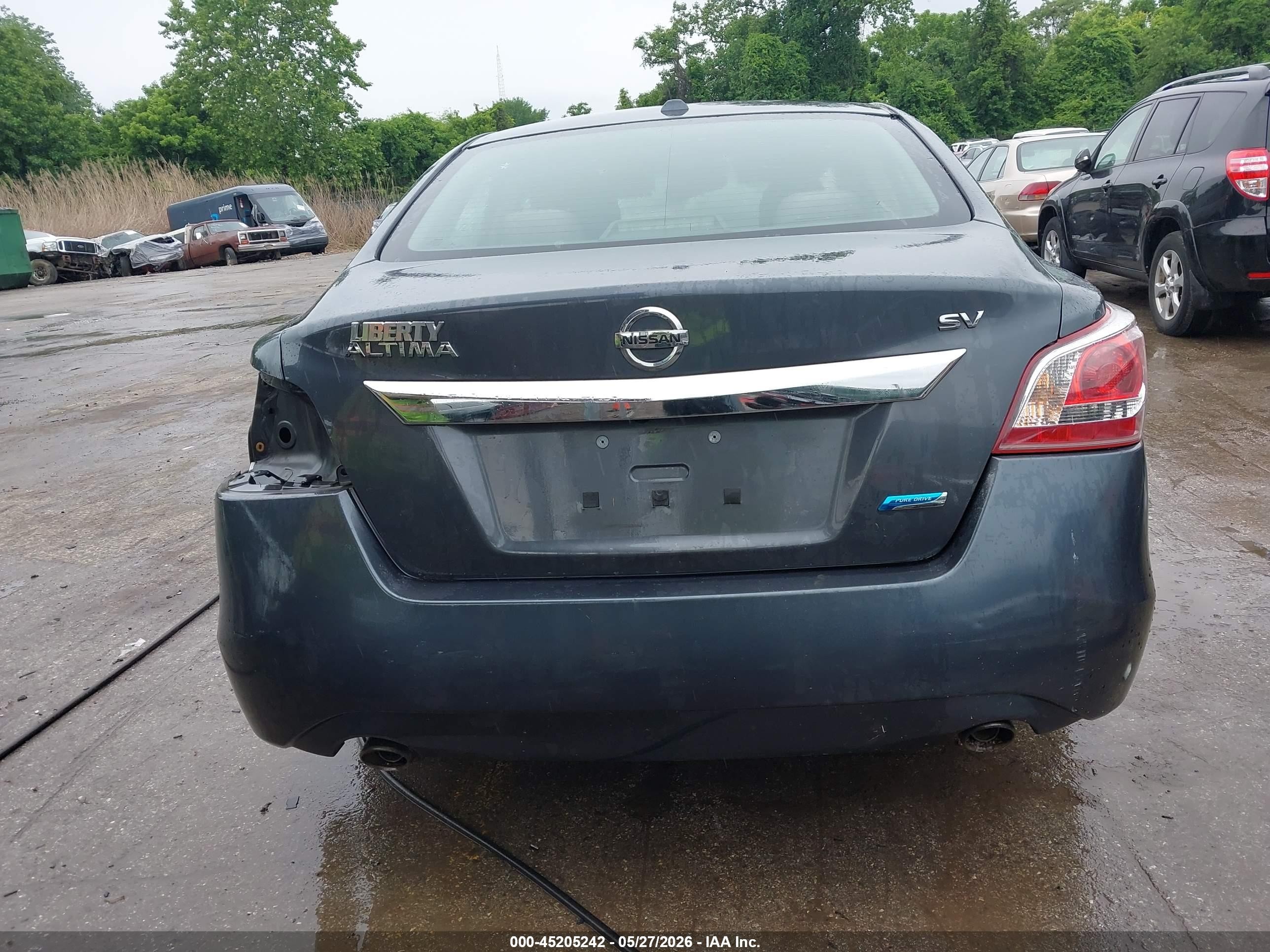 2013 Nissan Altima 2.5 Sv Blue vin: 1N4AL3AP1DN564683