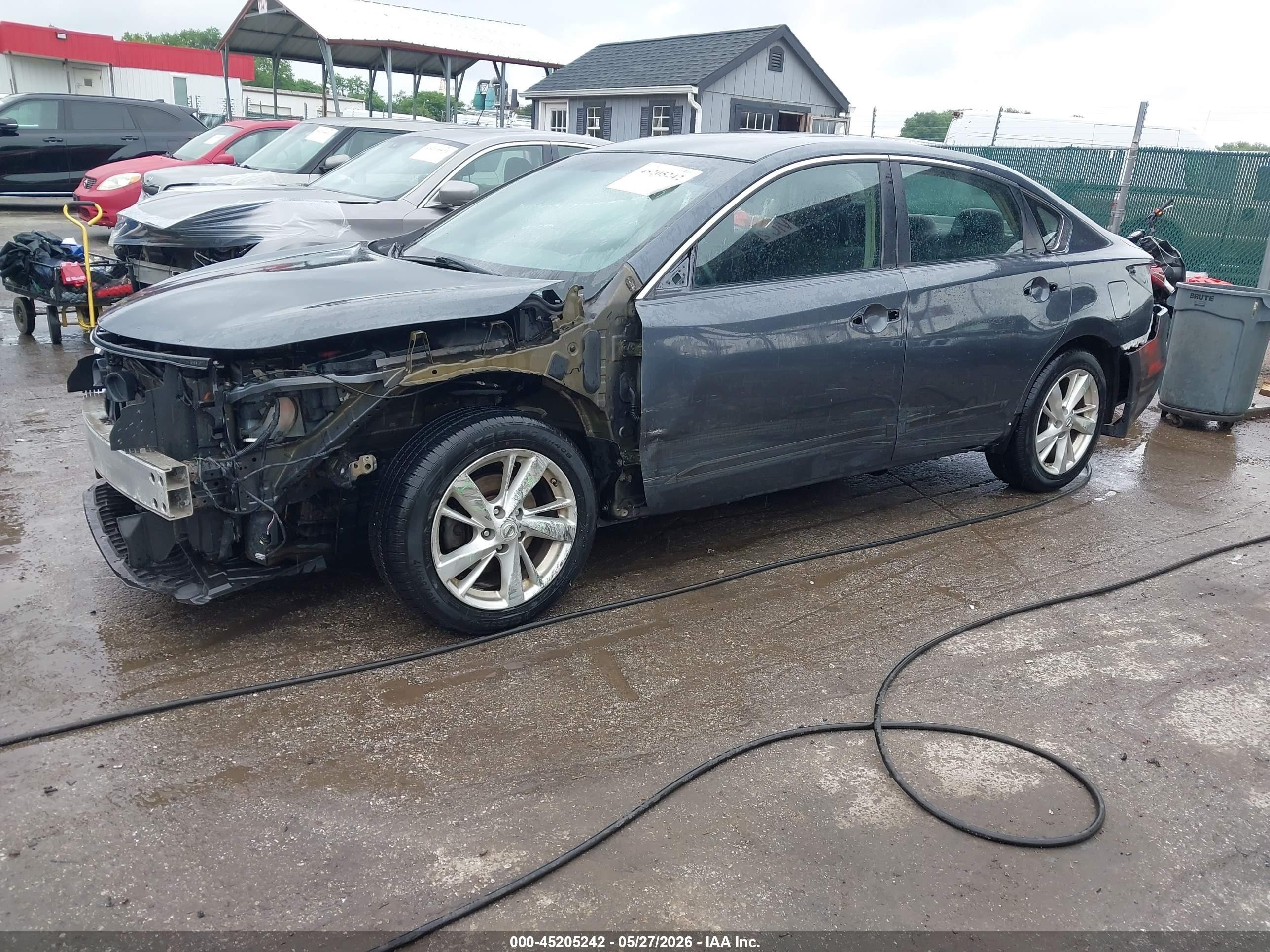 2013 Nissan Altima 2.5 Sv Blue vin: 1N4AL3AP1DN564683