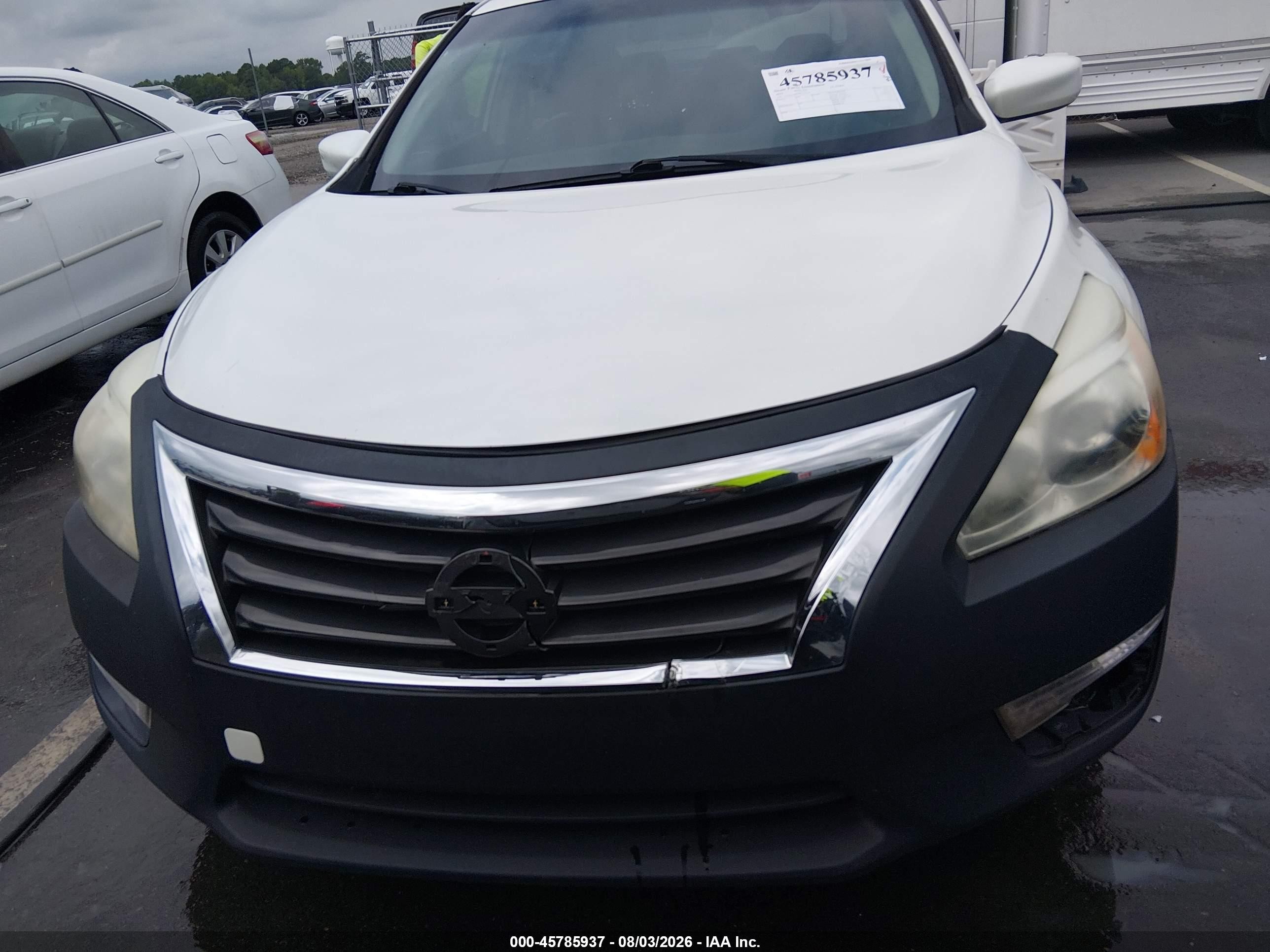 2013 Nissan Altima 2.5 S White vin: 1N4AL3AP1DN564716