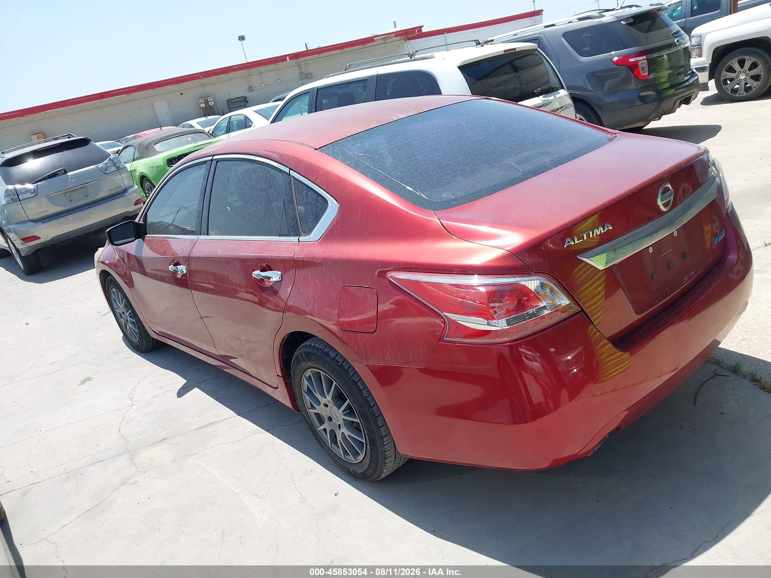 2013 Nissan Altima 2.5 S Бордовый vin: 1N4AL3AP1DN572850