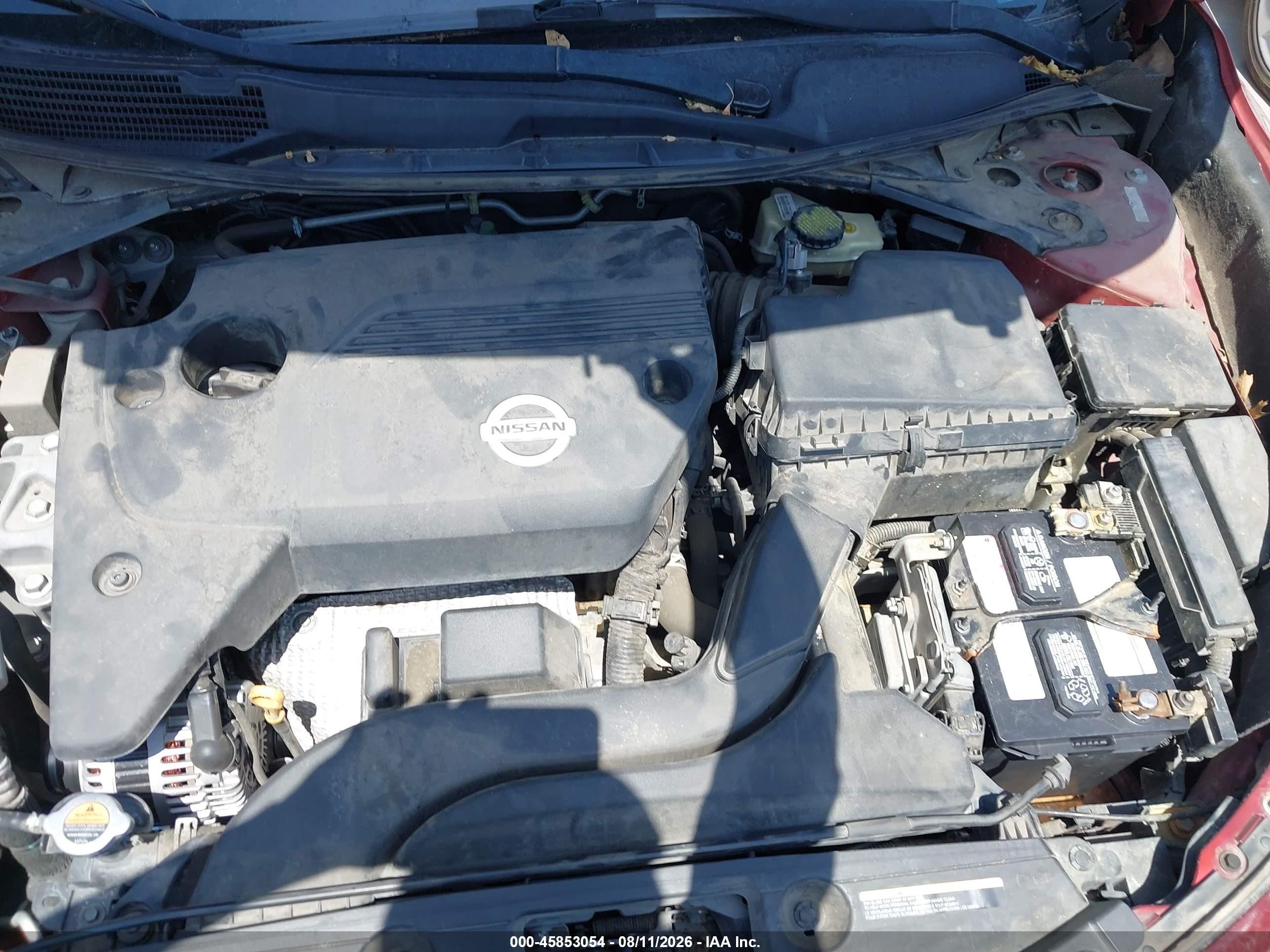 2013 Nissan Altima 2.5 S Бордовый vin: 1N4AL3AP1DN572850