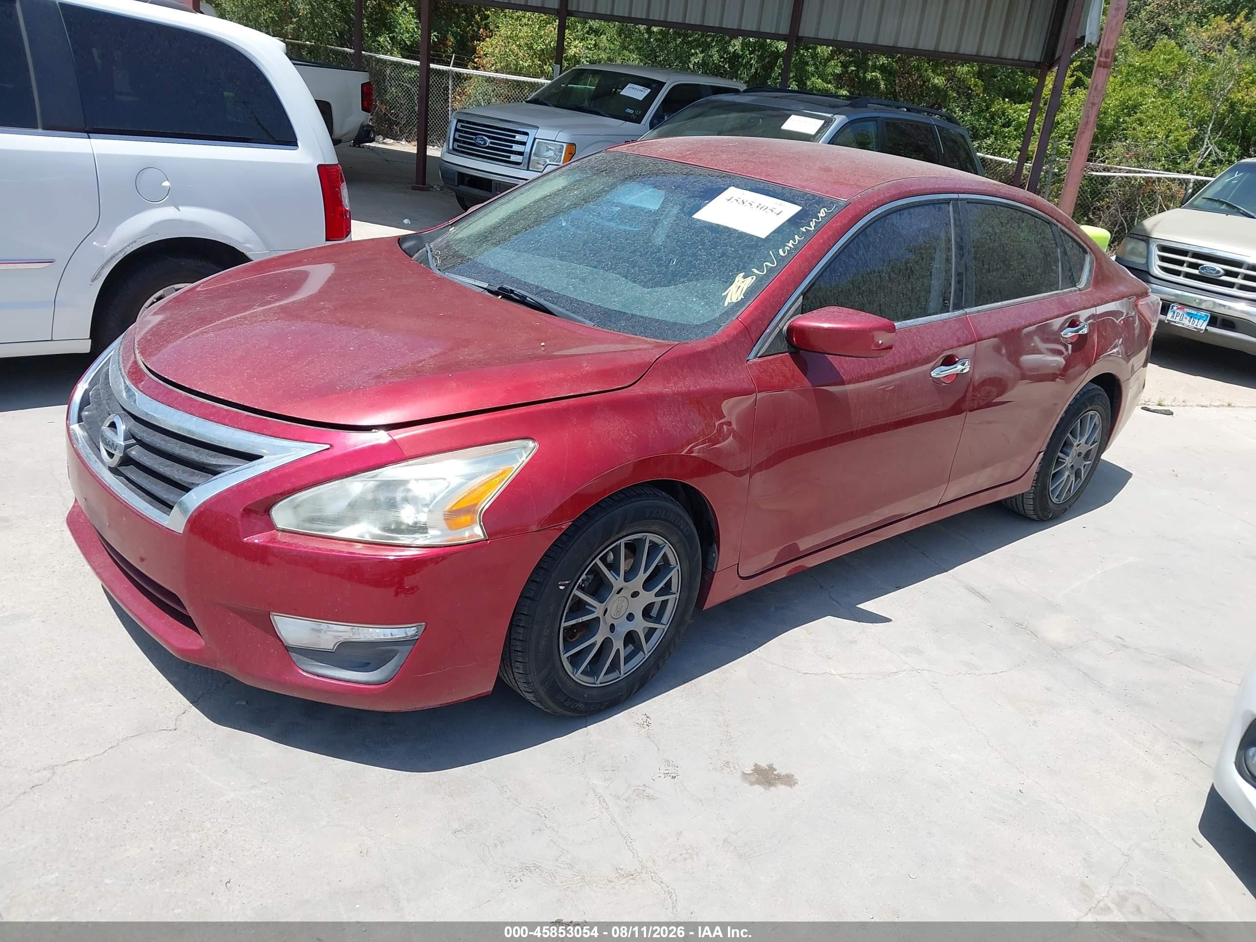 2013 Nissan Altima 2.5 S Бордовый vin: 1N4AL3AP1DN572850