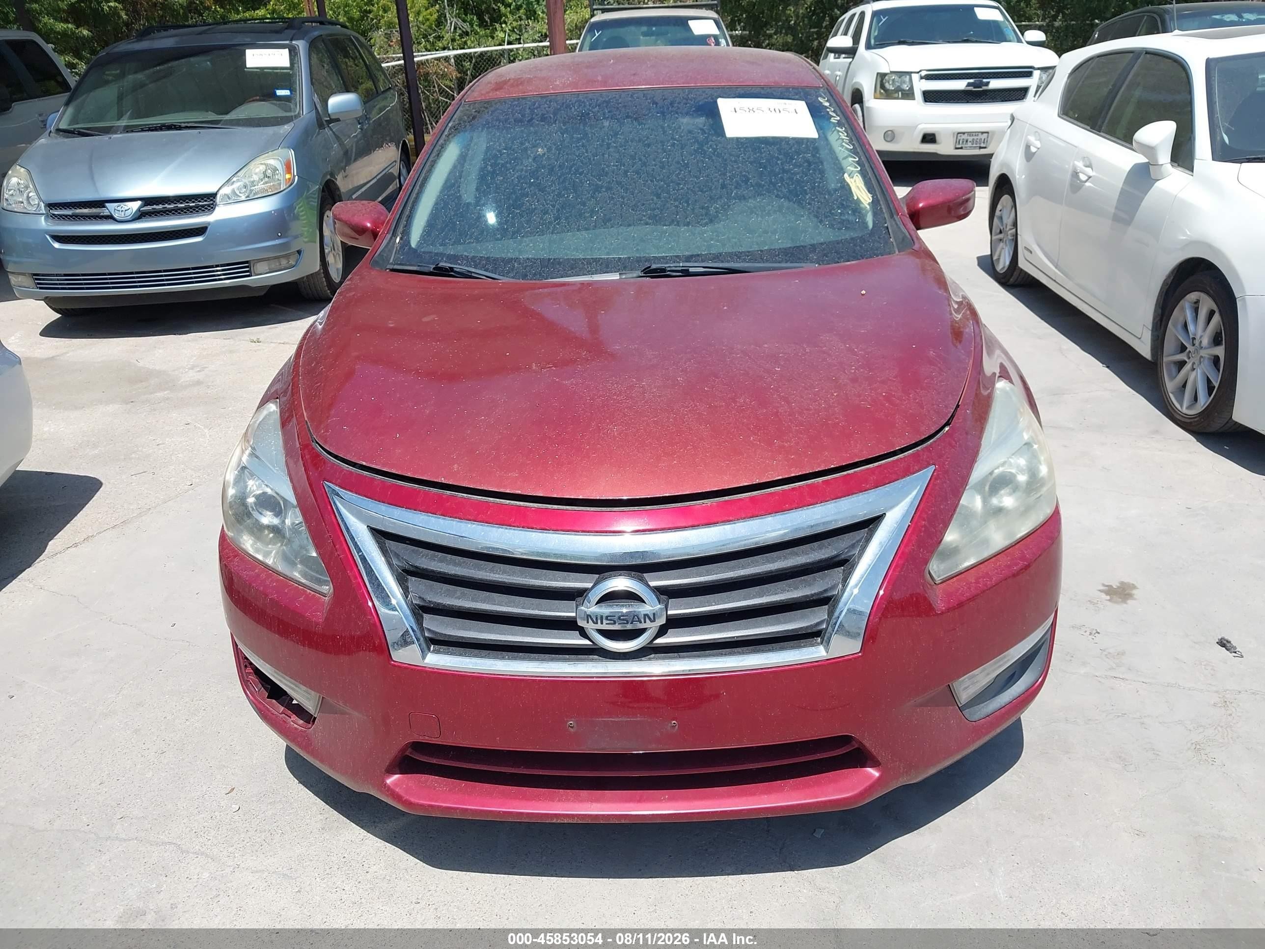 2013 Nissan Altima 2.5 S Бордовый vin: 1N4AL3AP1DN572850