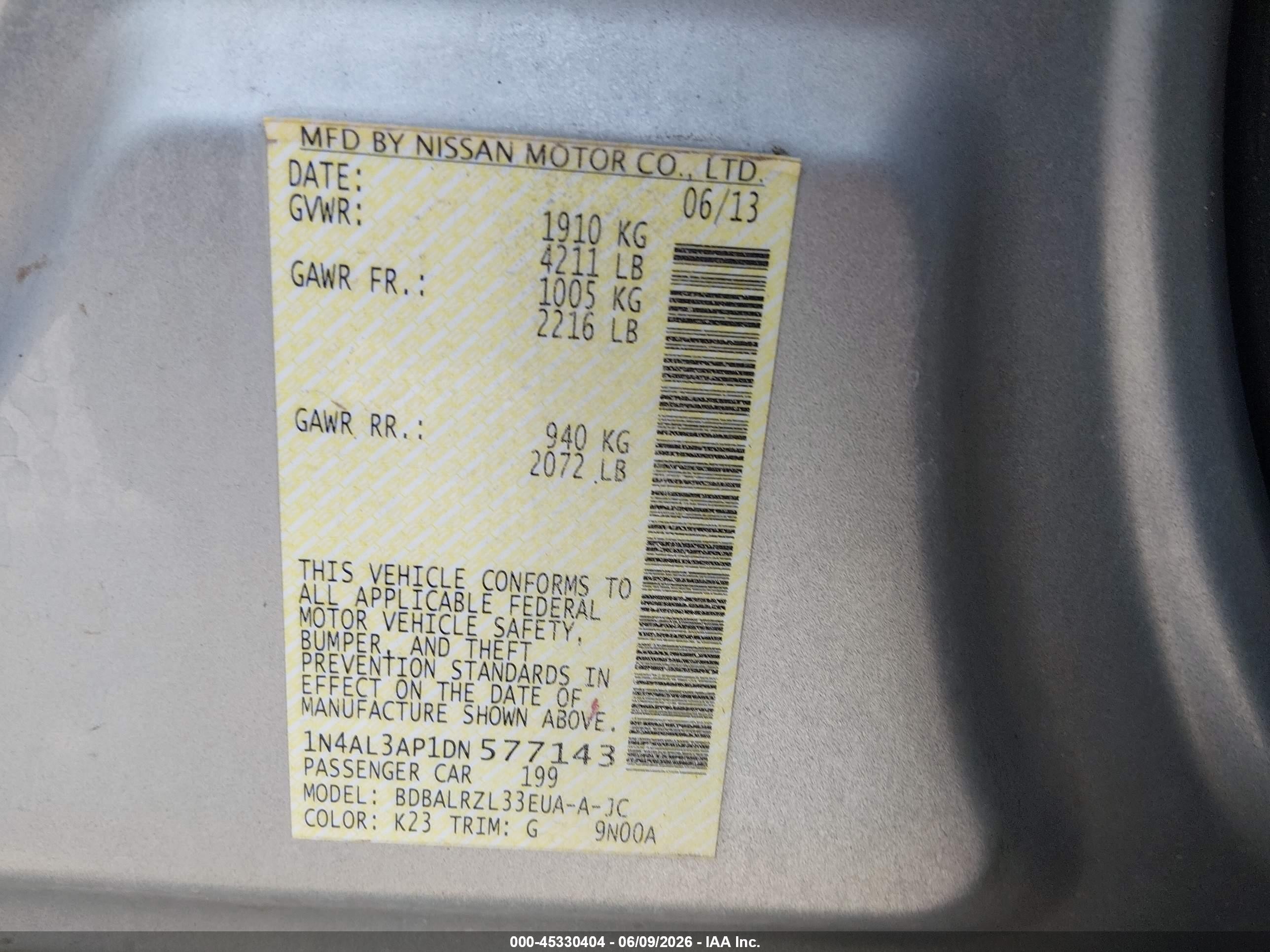 2013 Nissan Altima 2.5 S Silver vin: 1N4AL3AP1DN577143