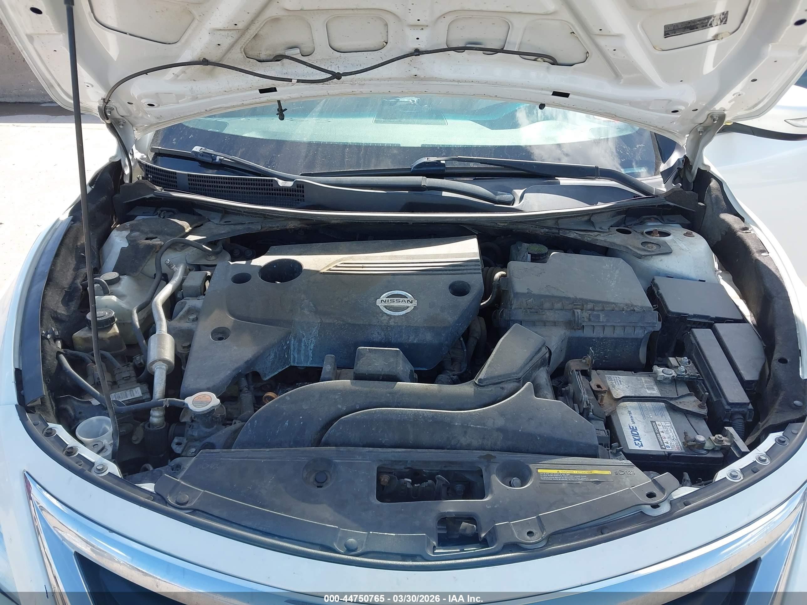 2013 Nissan Altima 2.5 Sl White vin: 1N4AL3AP1DN580060