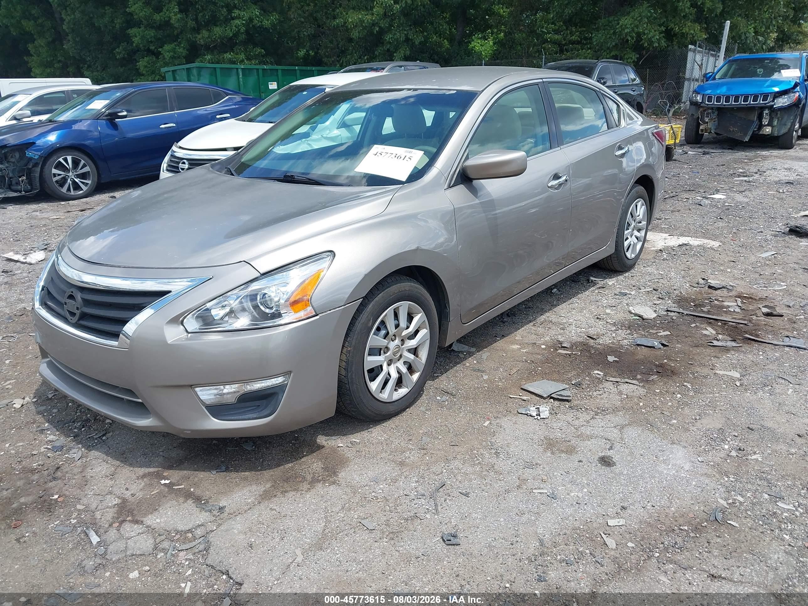 2014 Nissan Altima 2.5 S Beige vin: 1N4AL3AP1EC108258
