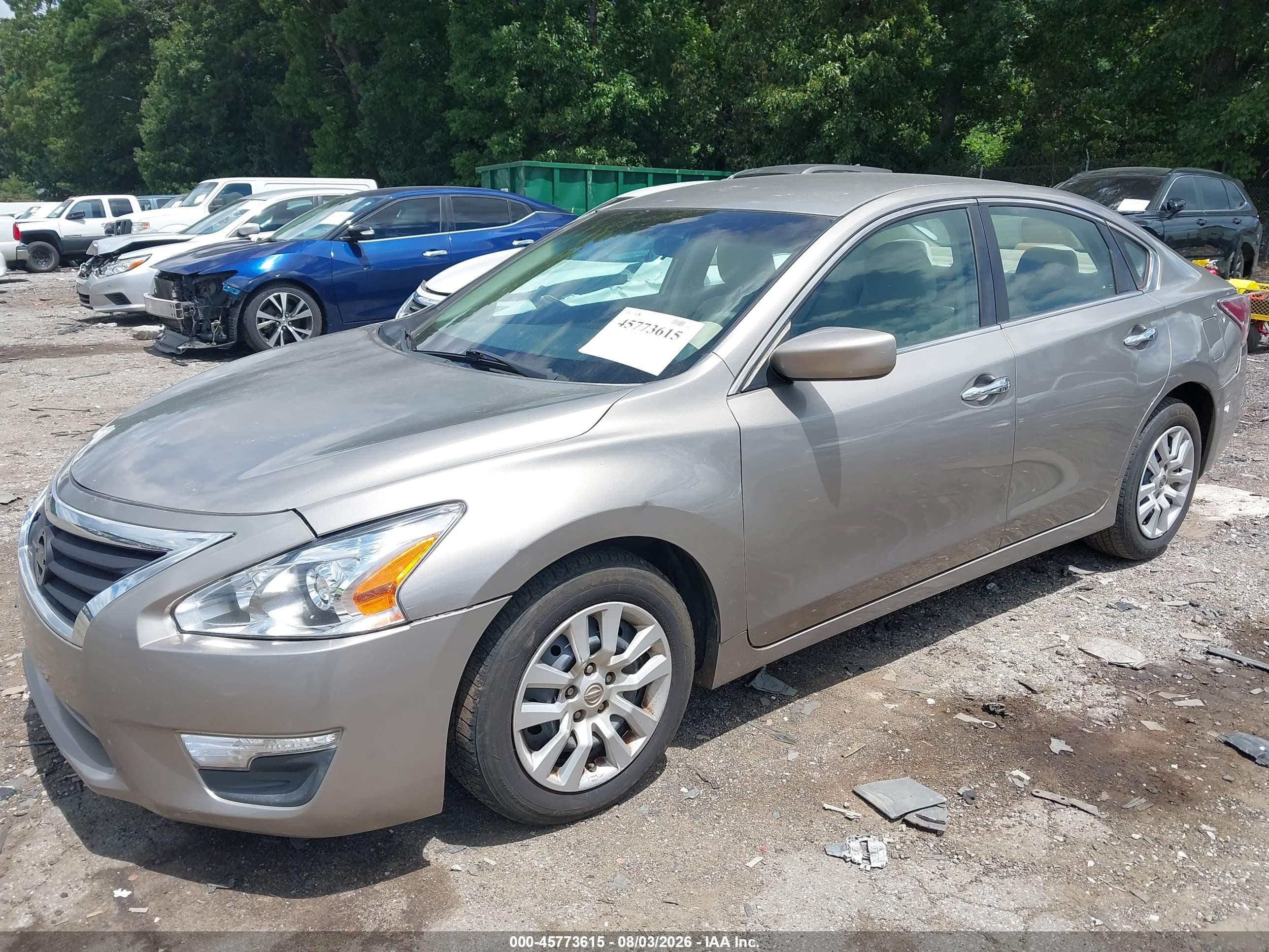 2014 Nissan Altima 2.5 S Beige vin: 1N4AL3AP1EC108258