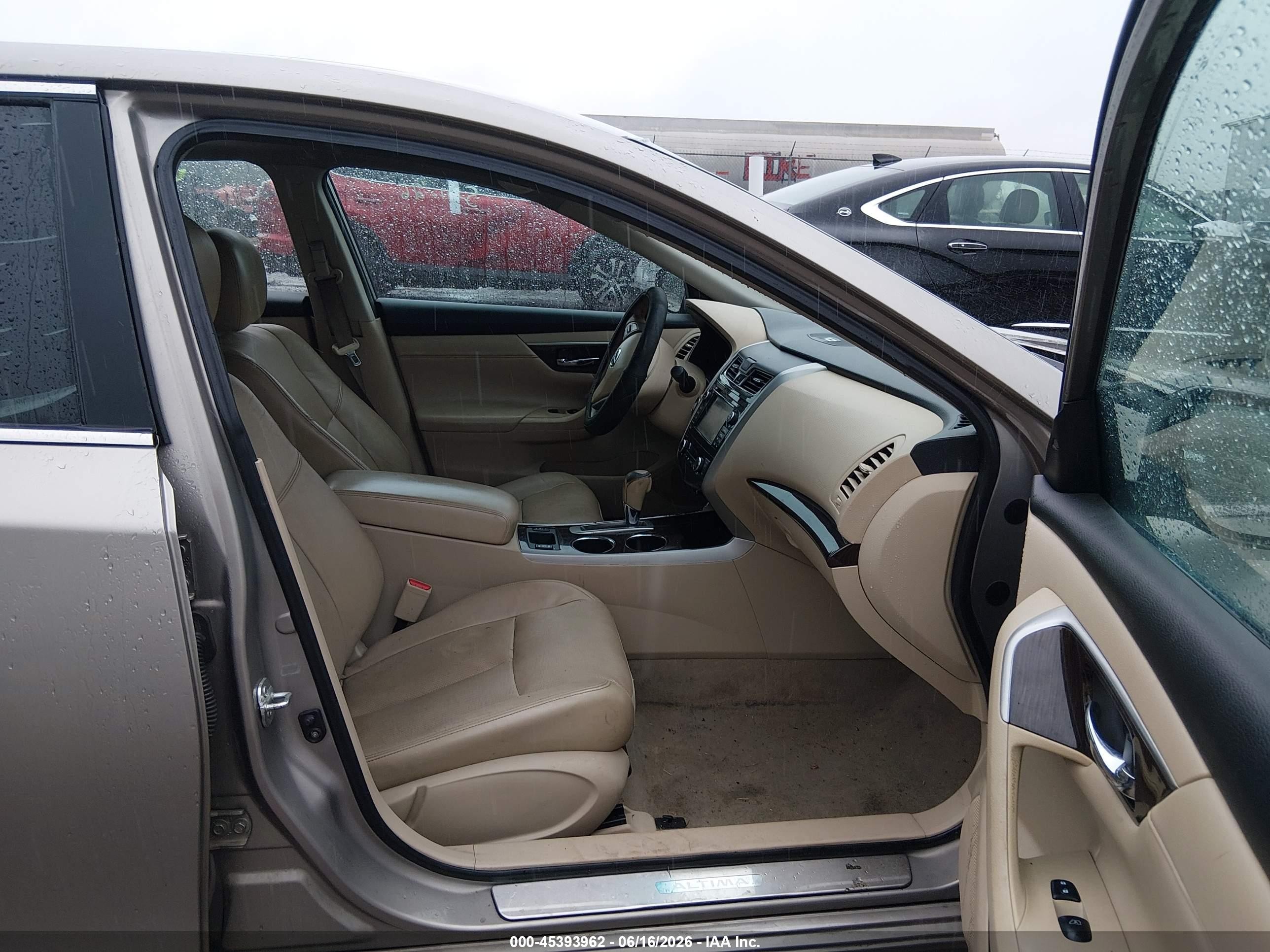 2014 Nissan Altima 2.5 Sl Beige vin: 1N4AL3AP1EC112536