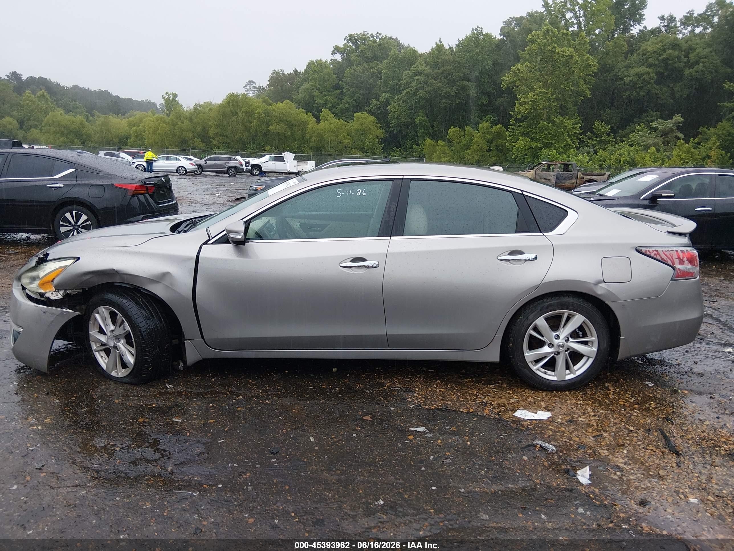 2014 Nissan Altima 2.5 Sl Beige vin: 1N4AL3AP1EC112536