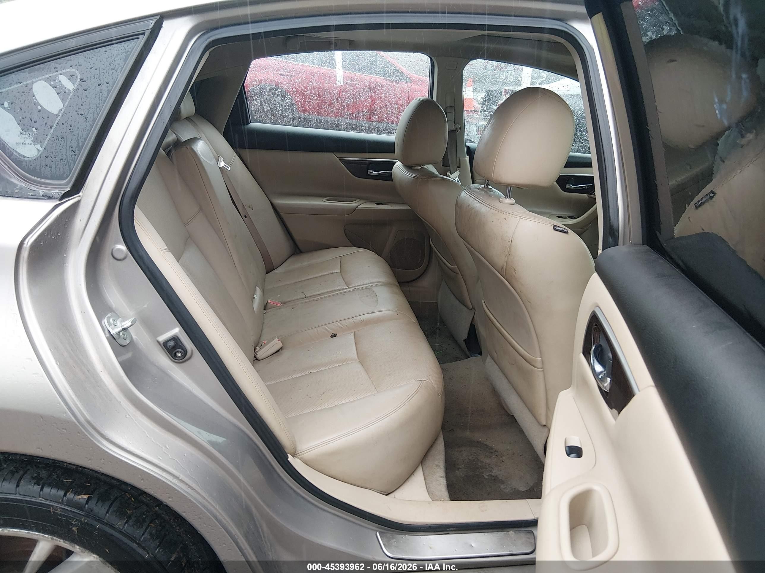 2014 Nissan Altima 2.5 Sl Beige vin: 1N4AL3AP1EC112536