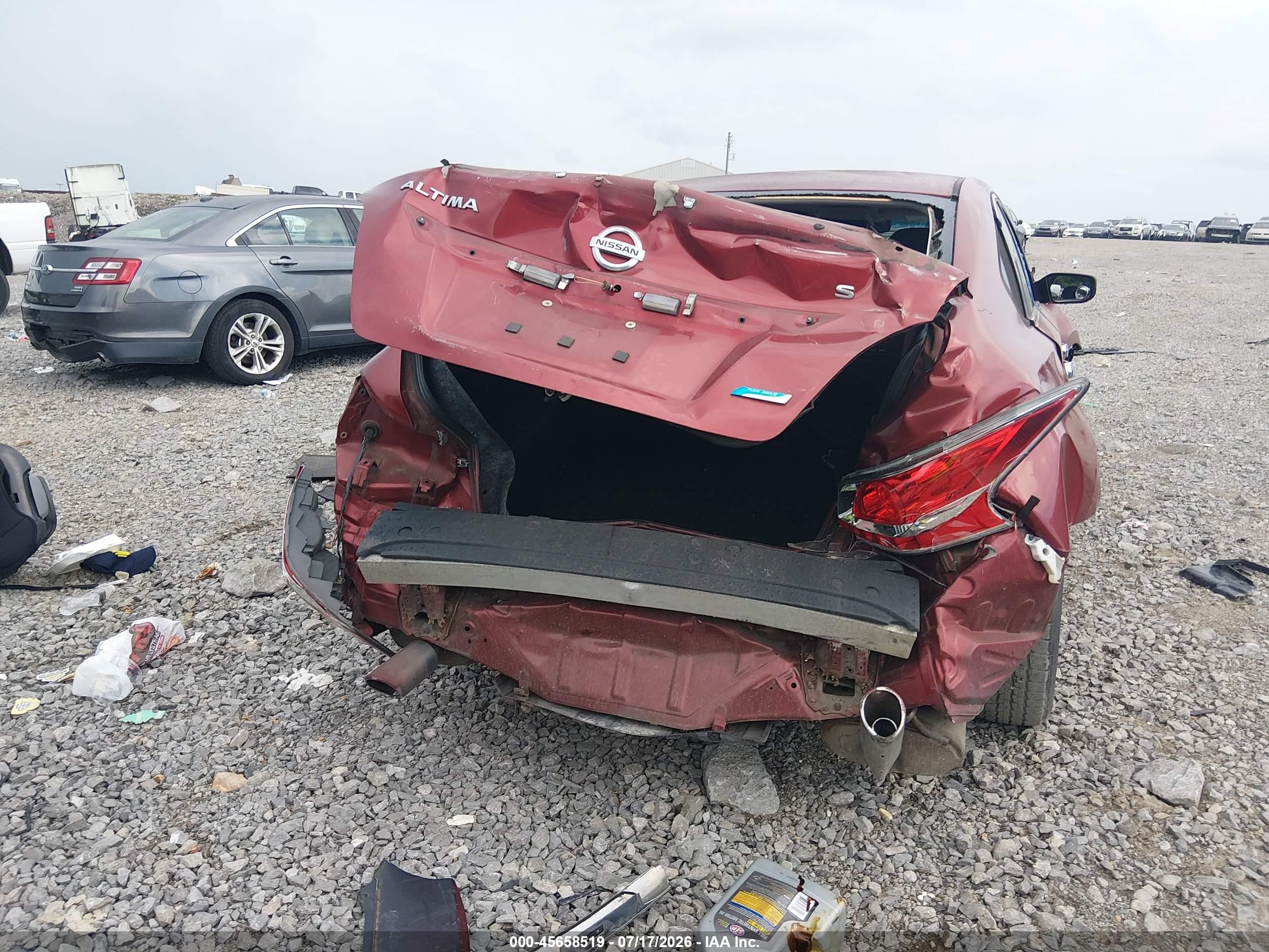2014 Nissan Altima 2.5 S Red vin: 1N4AL3AP1EC126209