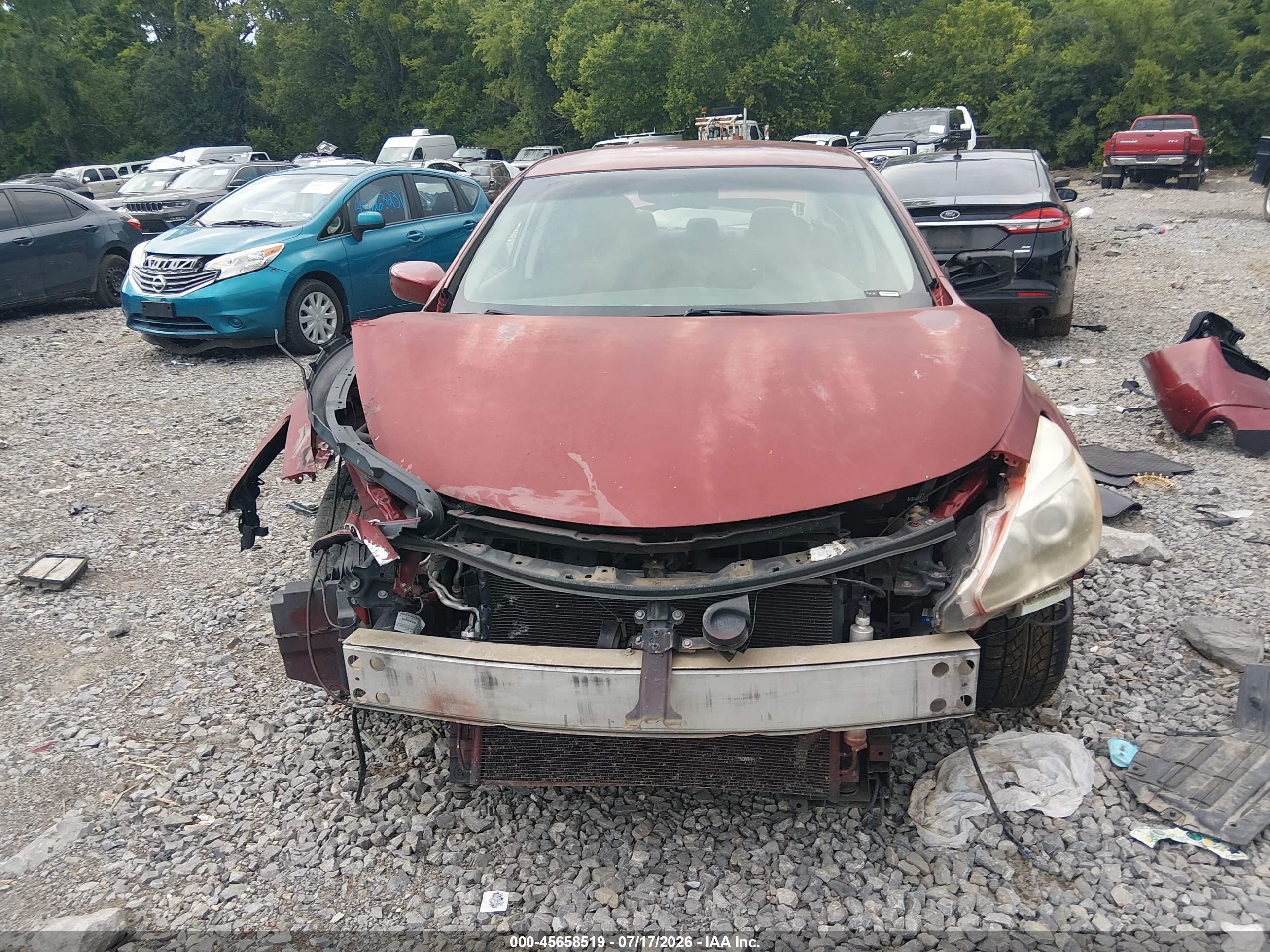 2014 Nissan Altima 2.5 S Red vin: 1N4AL3AP1EC126209