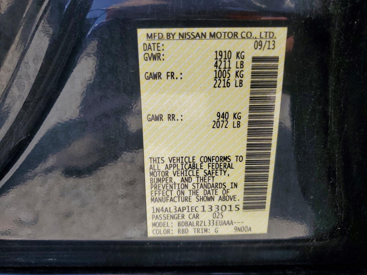 2014 Nissan Altima 2.5 S Gray vin: 1N4AL3AP1EC133015