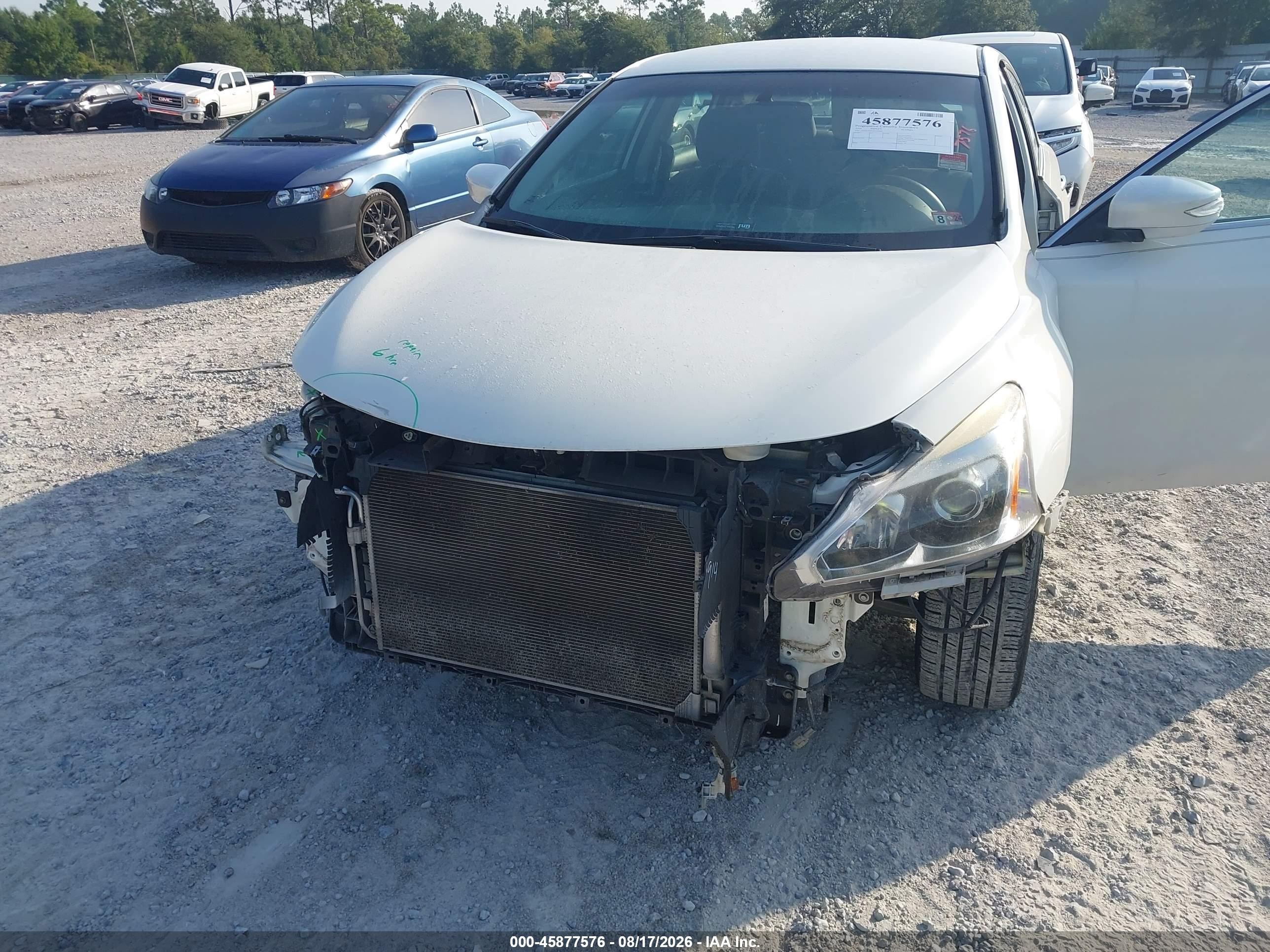 2014 Nissan Altima 2.5 S White vin: 1N4AL3AP1EC133662