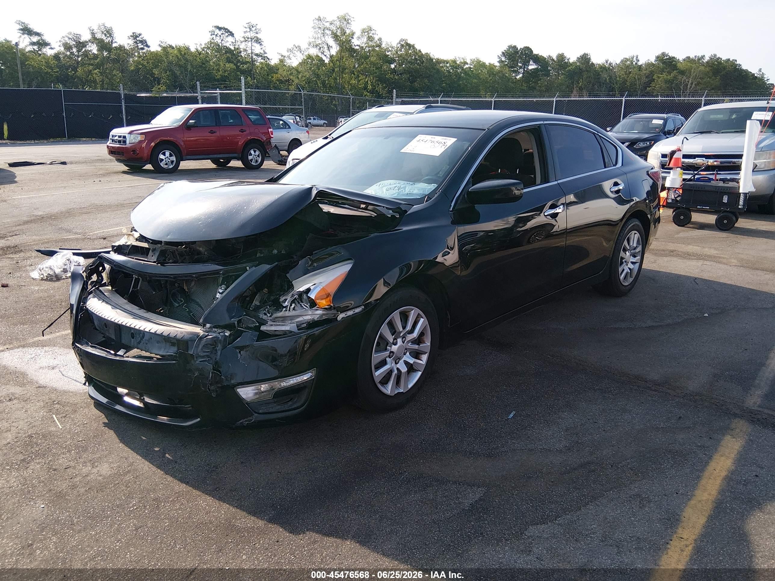 2014 Nissan Altima 2.5 S Black vin: 1N4AL3AP1EC141731