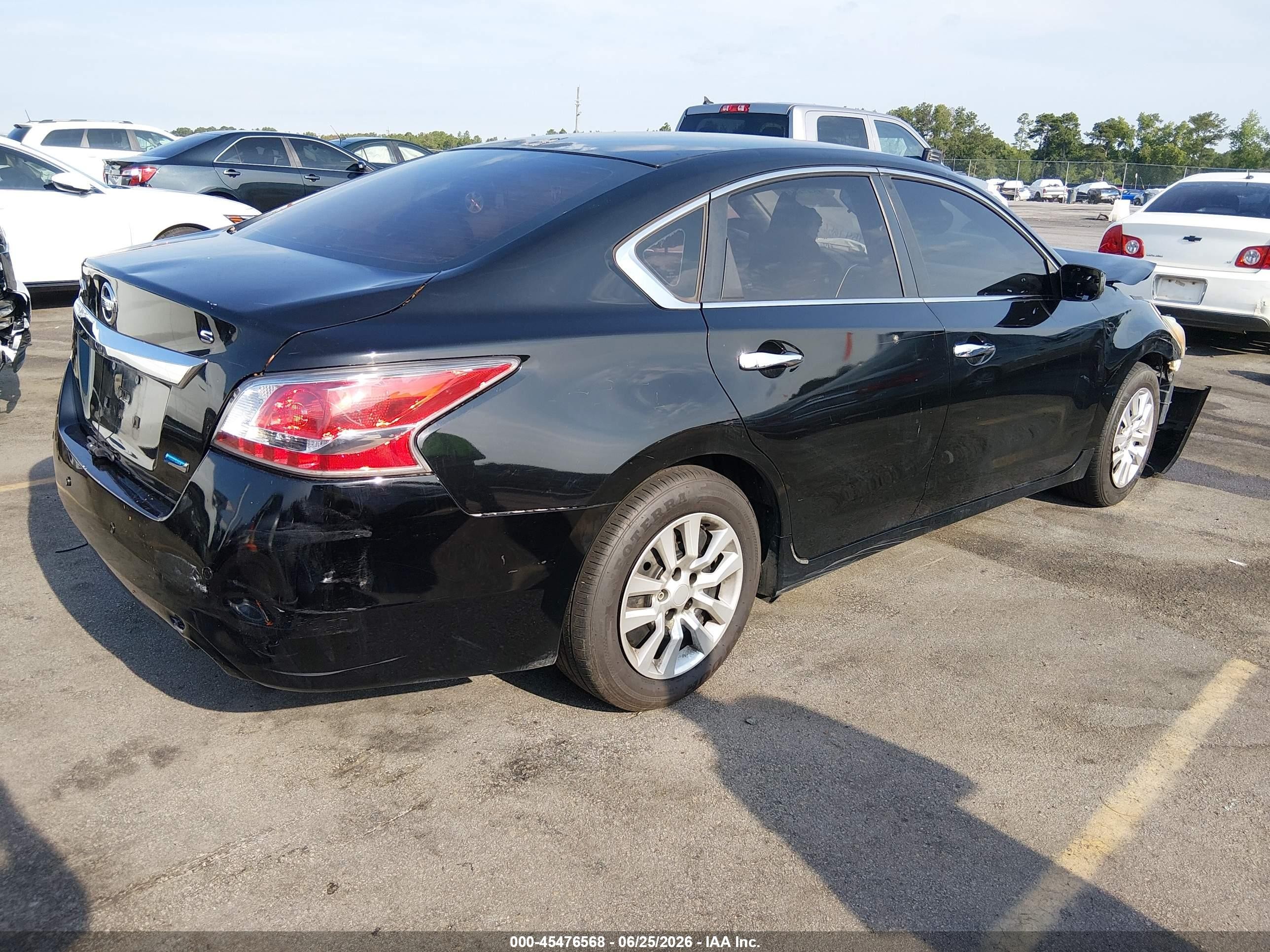 2014 Nissan Altima 2.5 S Black vin: 1N4AL3AP1EC141731