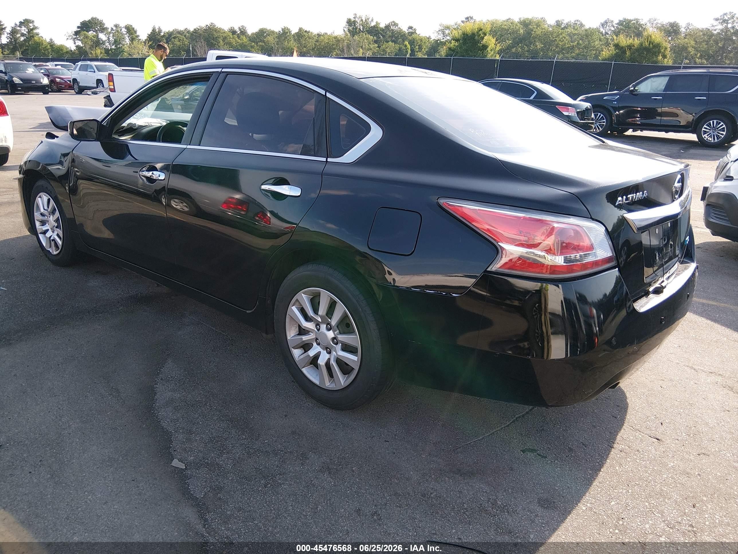 2014 Nissan Altima 2.5 S Black vin: 1N4AL3AP1EC141731