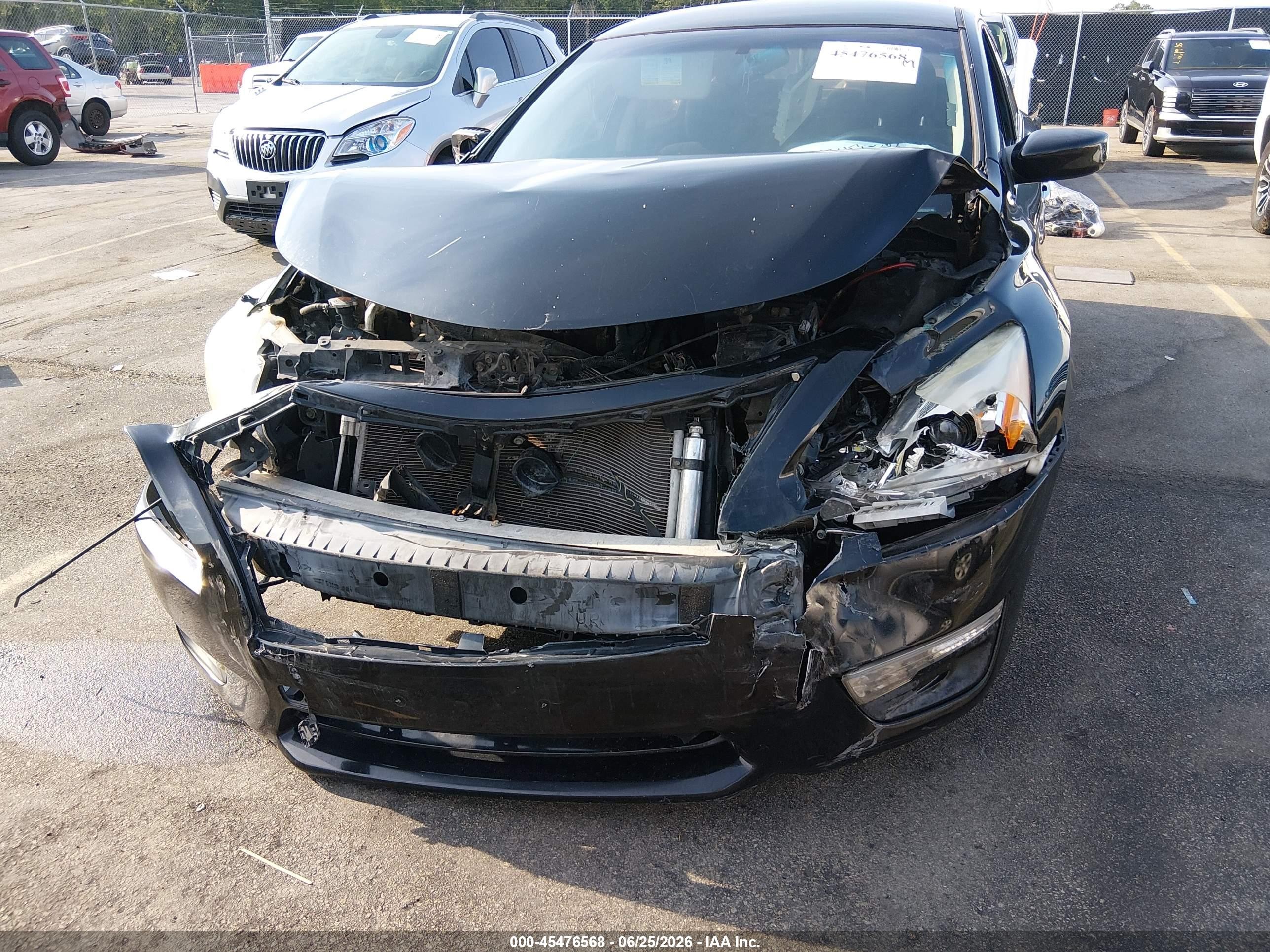 2014 Nissan Altima 2.5 S Black vin: 1N4AL3AP1EC141731