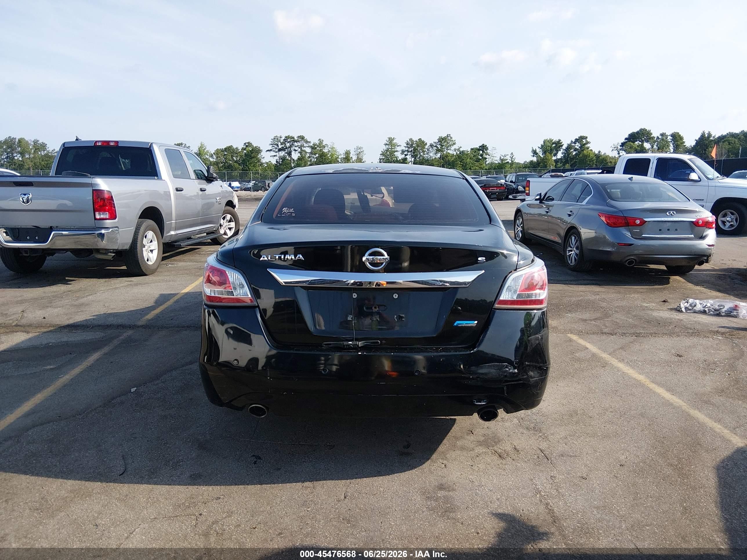 2014 Nissan Altima 2.5 S Black vin: 1N4AL3AP1EC141731