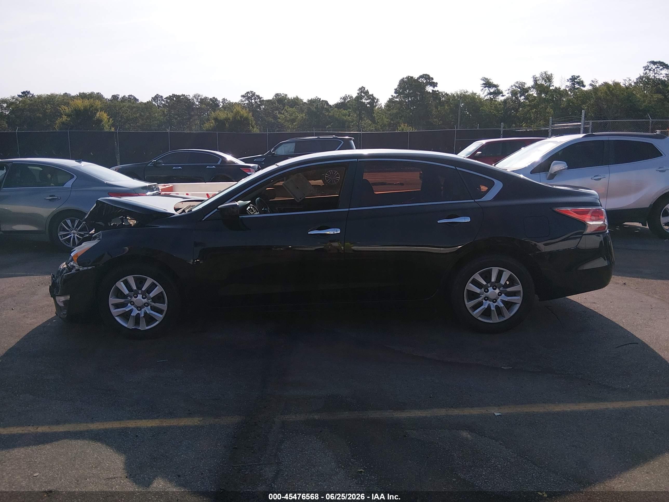 2014 Nissan Altima 2.5 S Black vin: 1N4AL3AP1EC141731