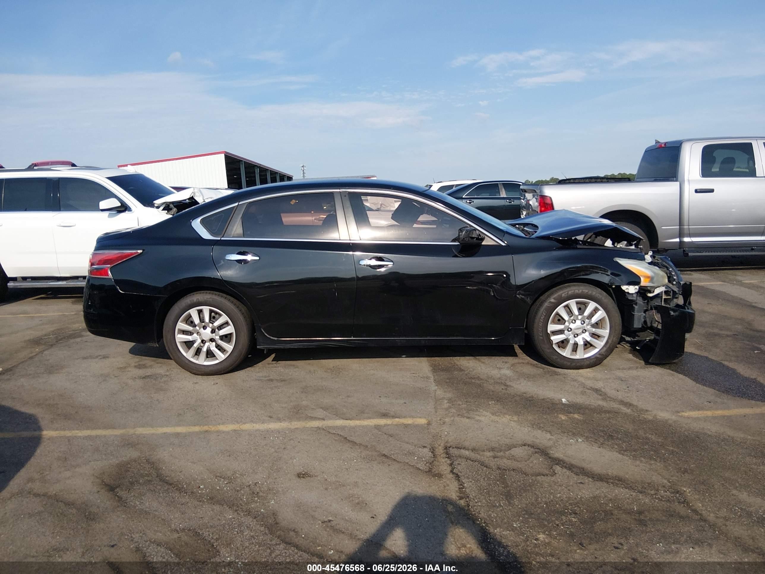 2014 Nissan Altima 2.5 S Black vin: 1N4AL3AP1EC141731