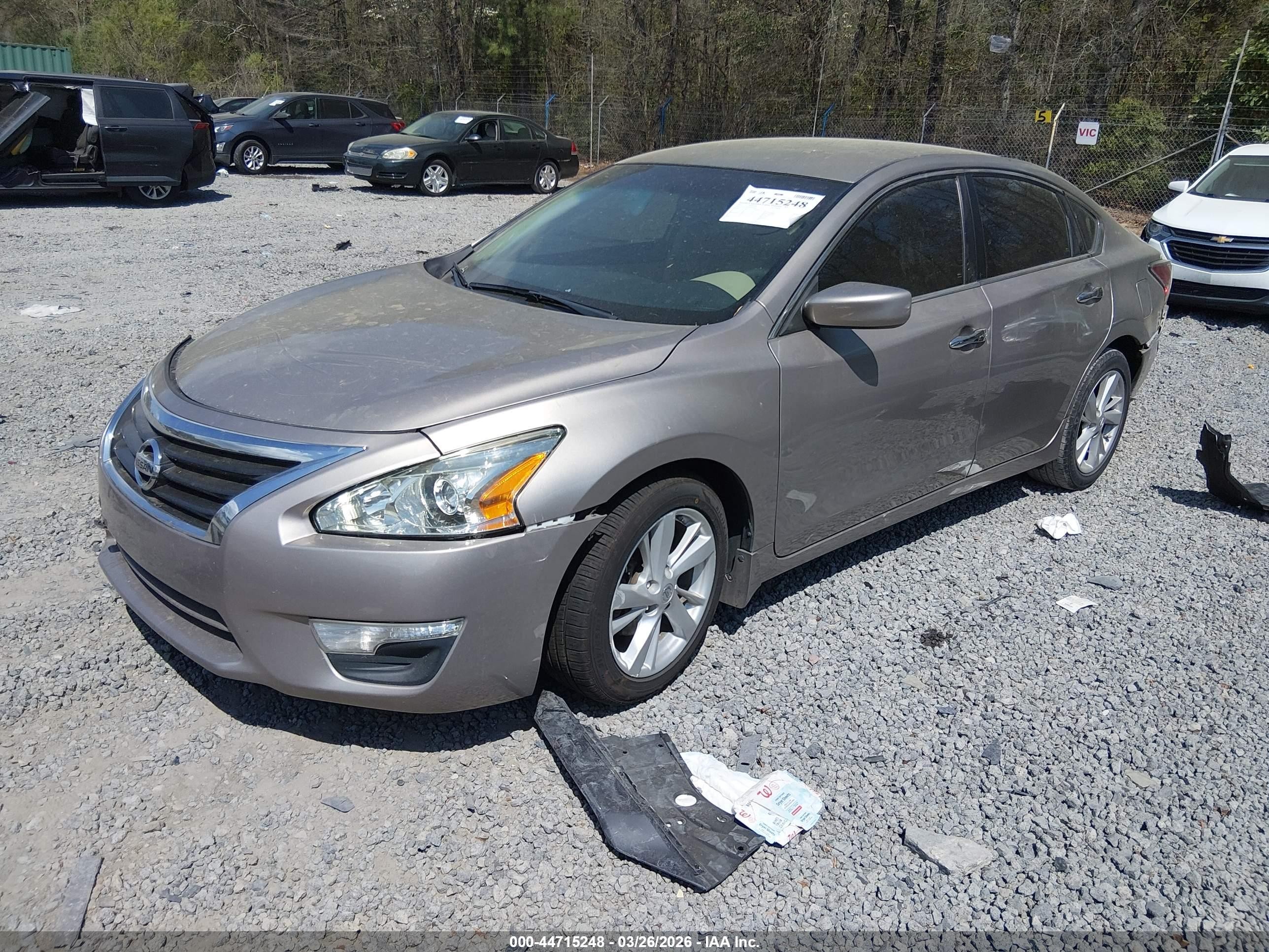 2014 Nissan Altima 2.5 Sv Gray vin: 1N4AL3AP1EC147626