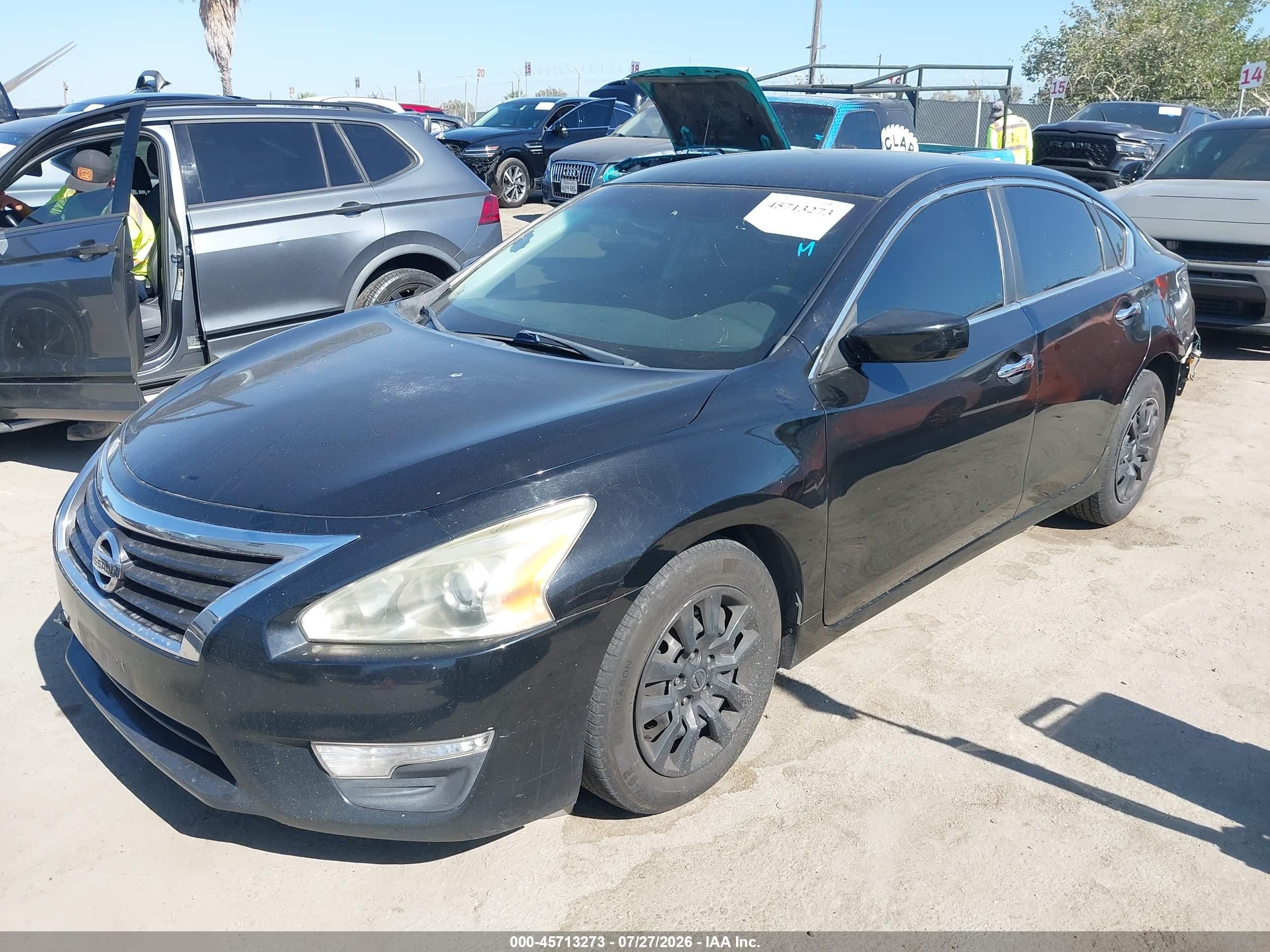 2014 Nissan Altima 2.5 S Black vin: 1N4AL3AP1EC155869