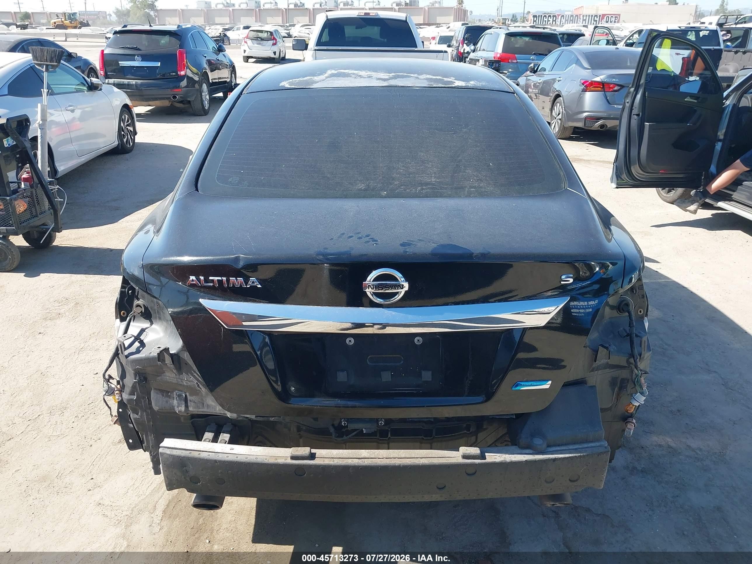2014 Nissan Altima 2.5 S Black vin: 1N4AL3AP1EC155869